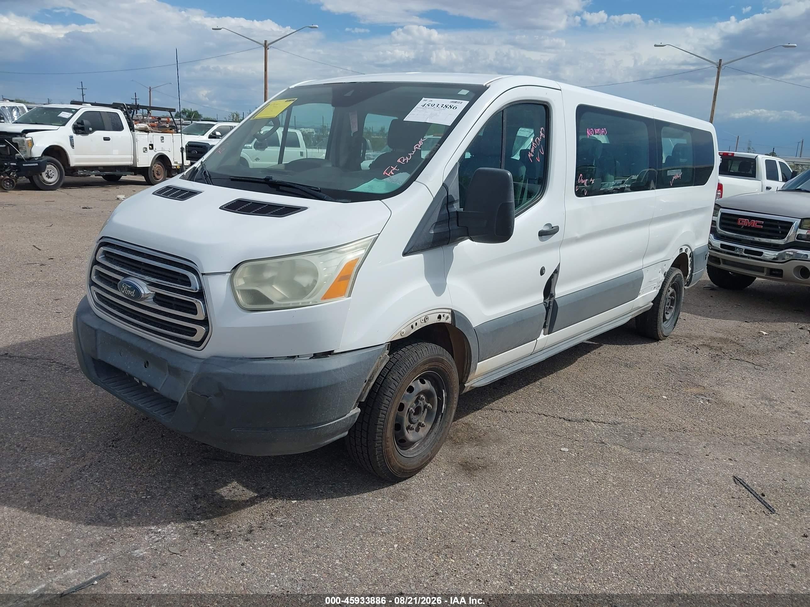 2015 Ford Transit-350 Xlt Белый vin: 1FBZX2ZM7FKA17156