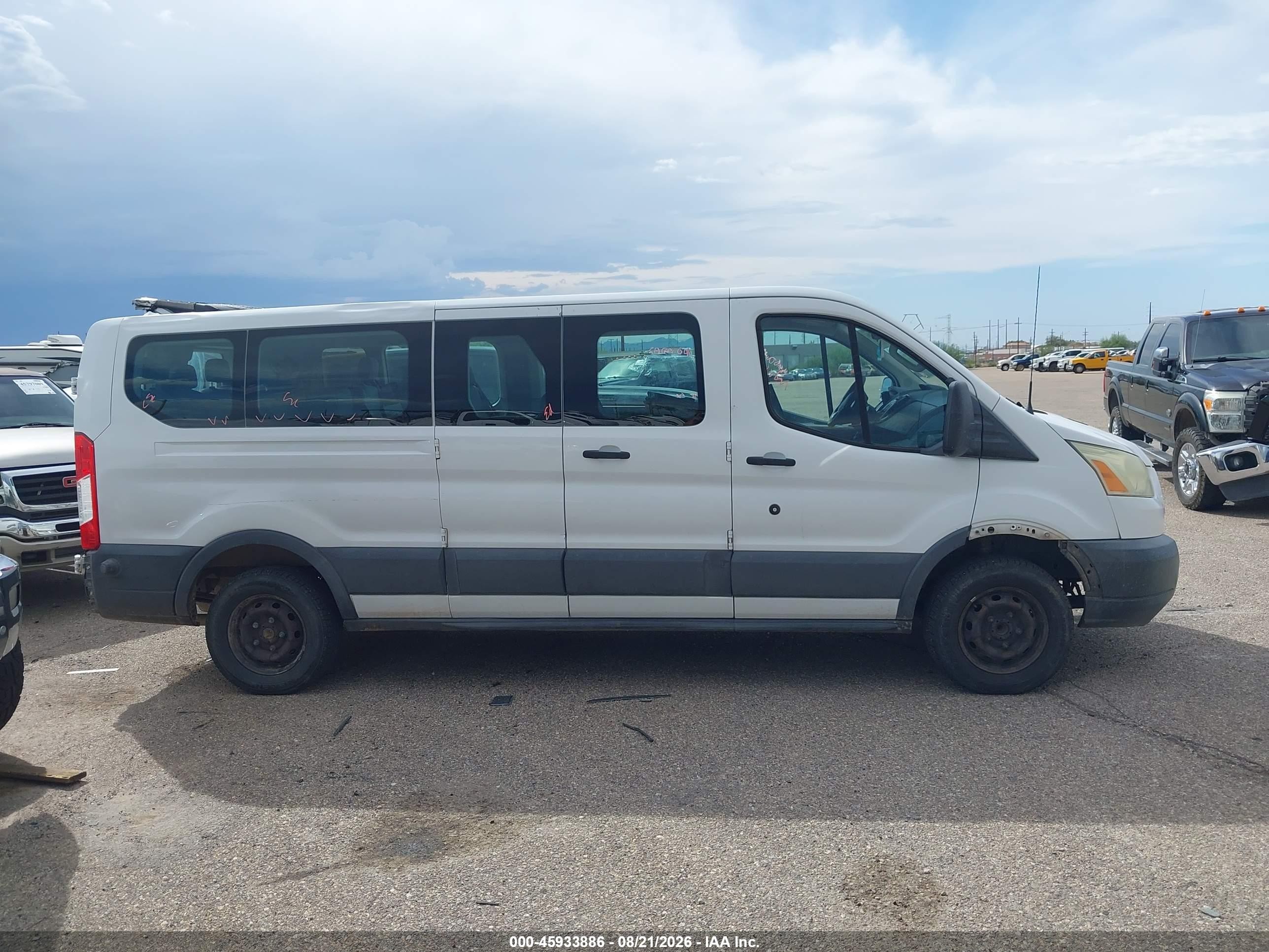 2015 Ford Transit-350 Xlt Белый vin: 1FBZX2ZM7FKA17156
