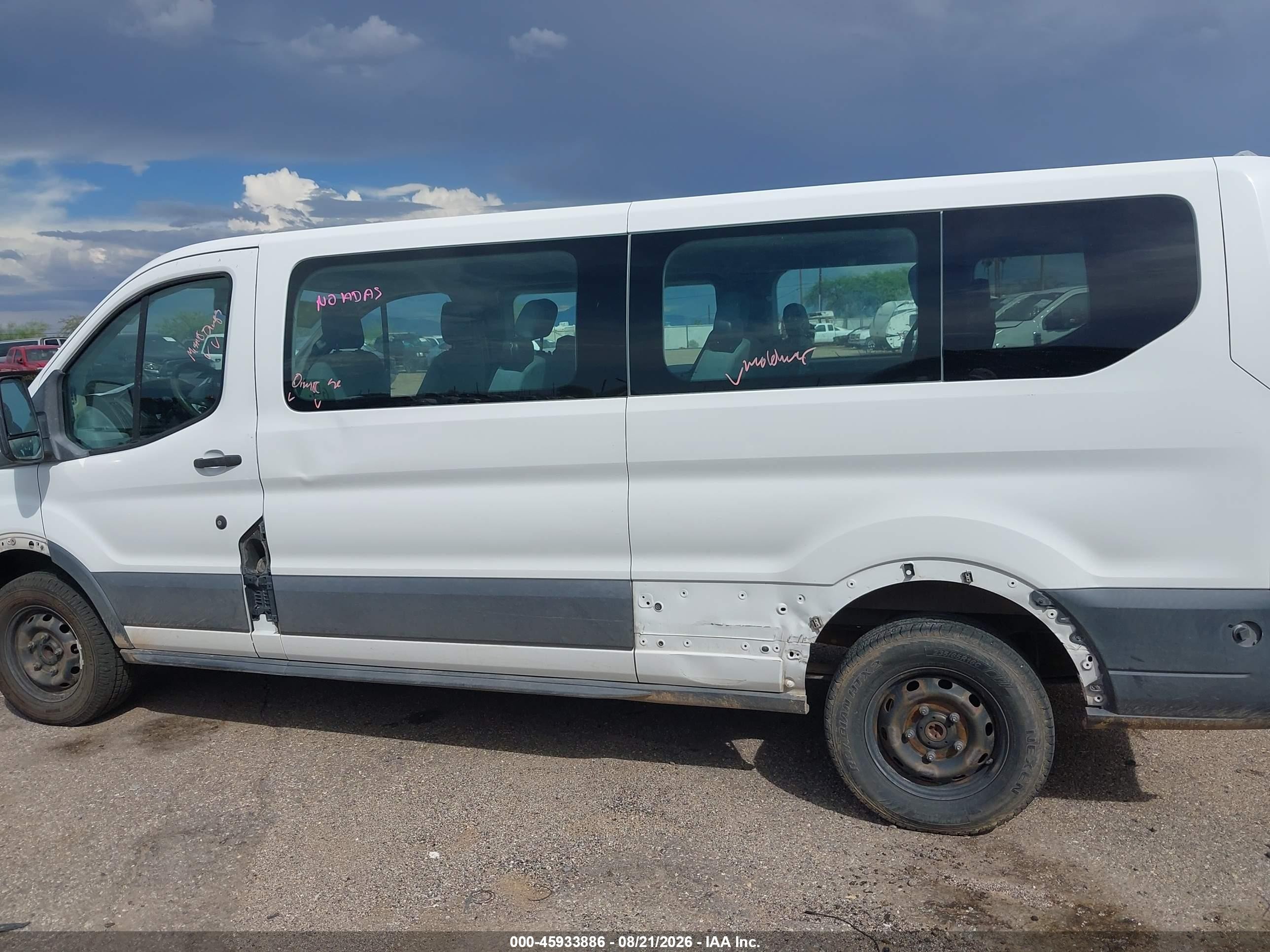 2015 Ford Transit-350 Xlt Белый vin: 1FBZX2ZM7FKA17156