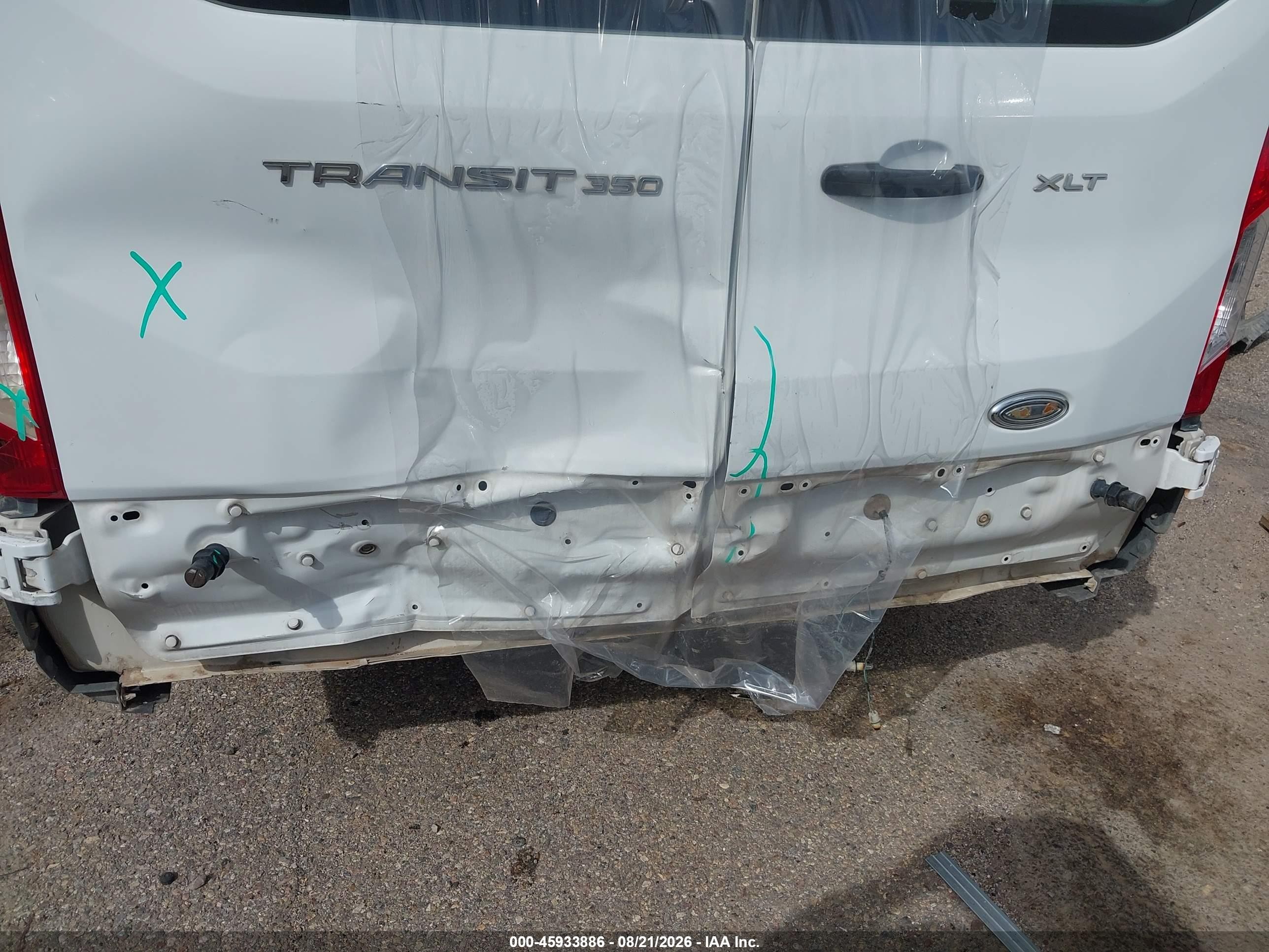 2015 Ford Transit-350 Xlt Белый vin: 1FBZX2ZM7FKA17156