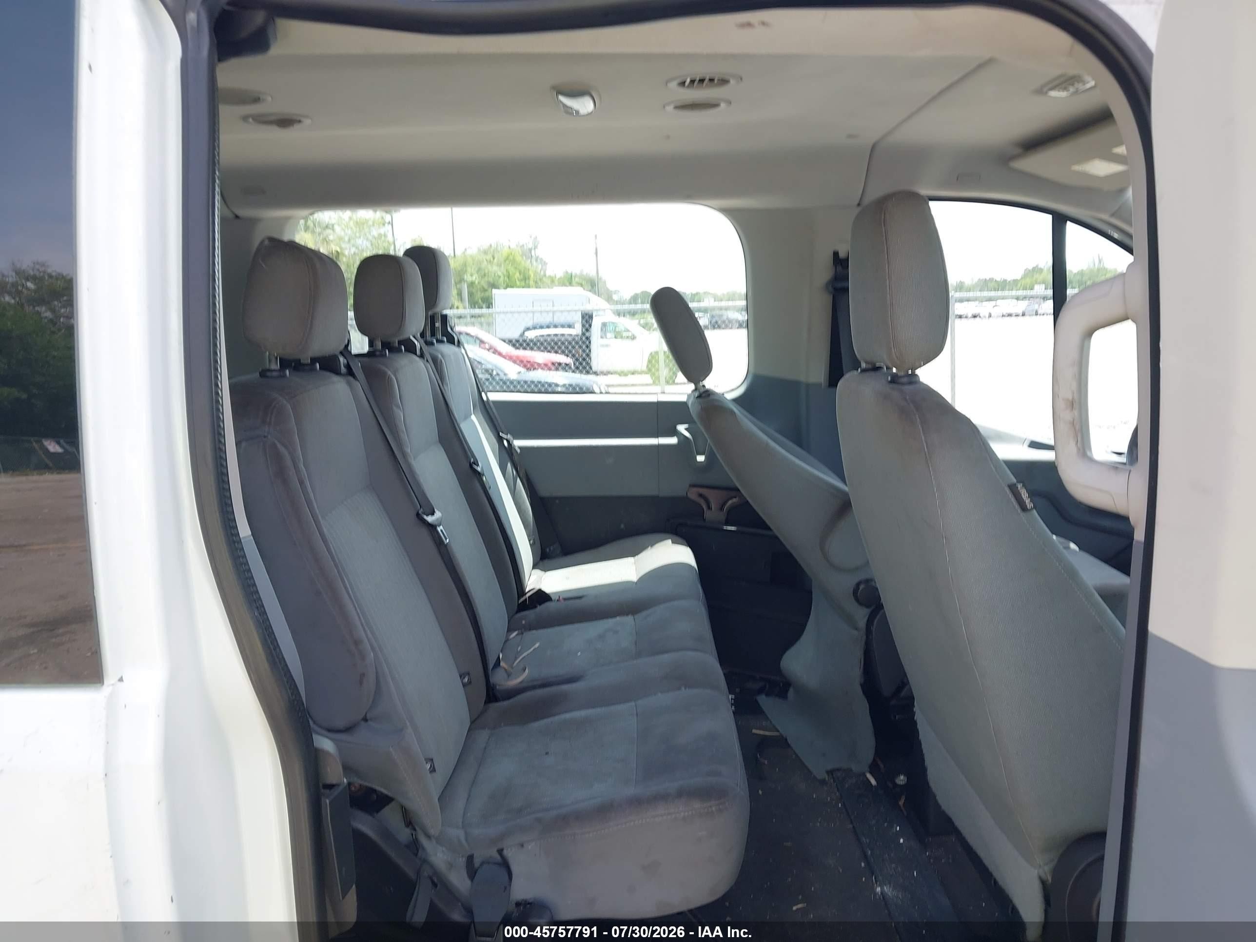 2015 Ford Transit-350 Xlt White vin: 1FBZX2ZM7FKA17917