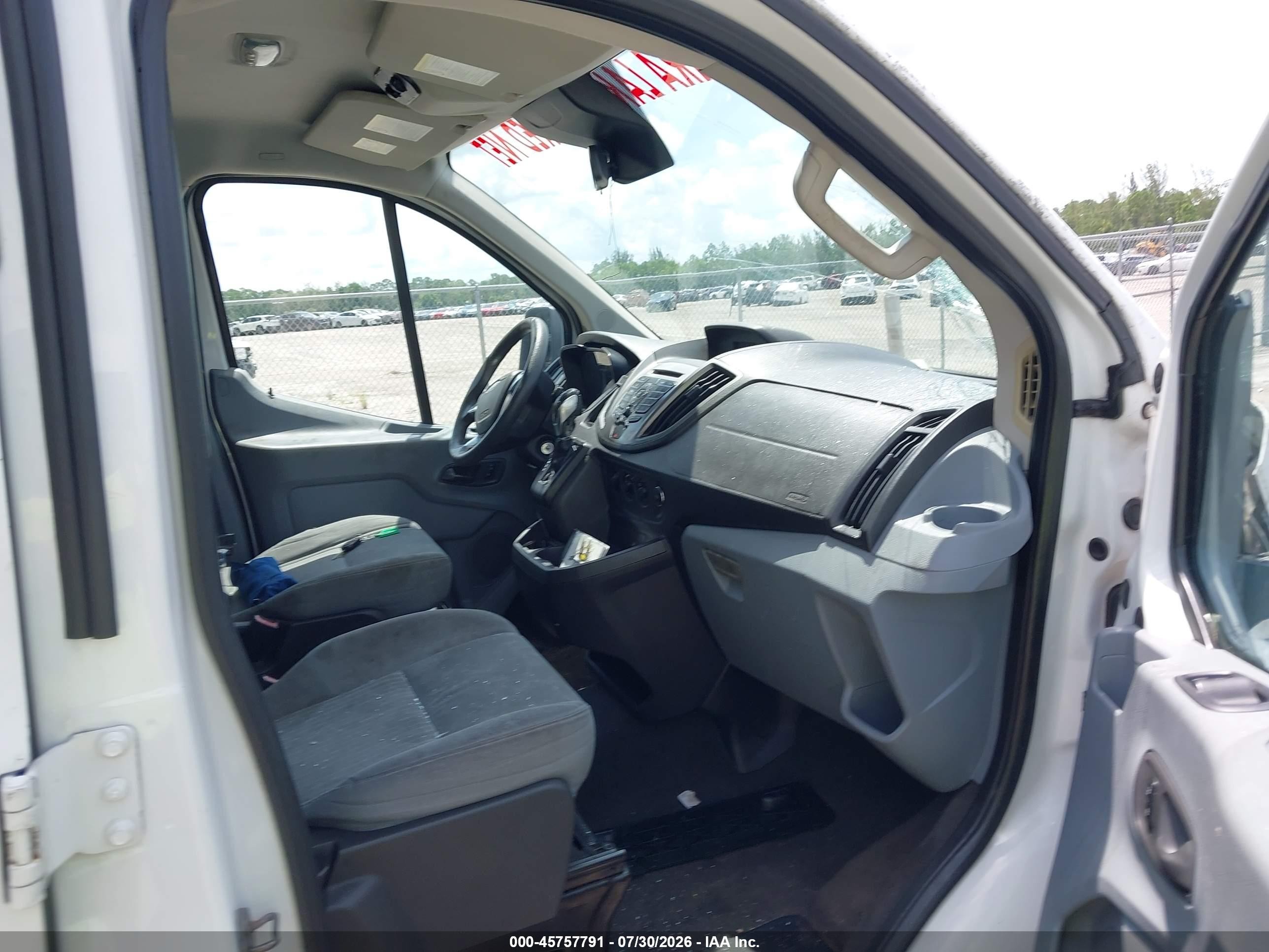 2015 Ford Transit-350 Xlt White vin: 1FBZX2ZM7FKA17917