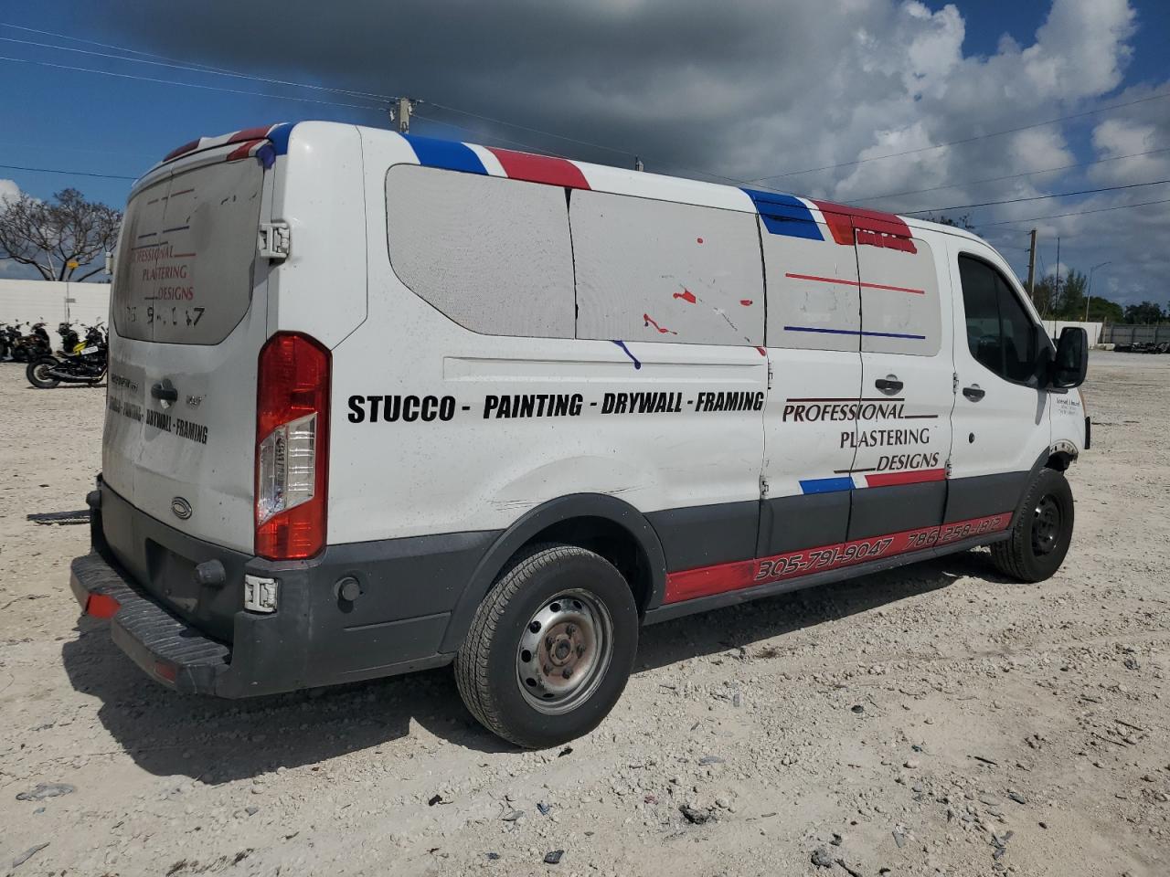 2015 Ford Transit T-350 White vin: 1FBZX2ZM7FKA20963