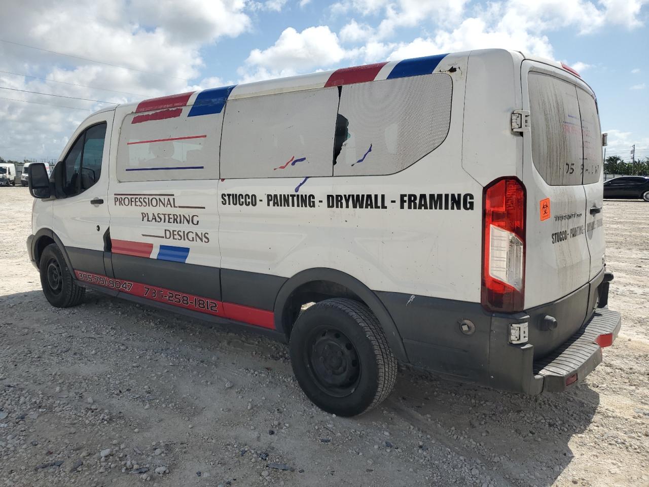 2015 Ford Transit T-350 White vin: 1FBZX2ZM7FKA20963