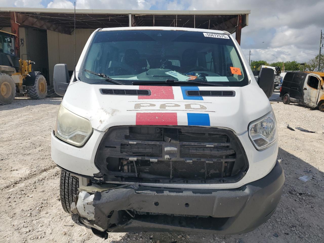 2015 Ford Transit T-350 White vin: 1FBZX2ZM7FKA20963