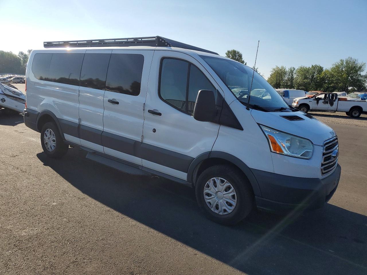 2015 Ford Transit T-350 White vin: 1FBZX2ZM7FKA94402