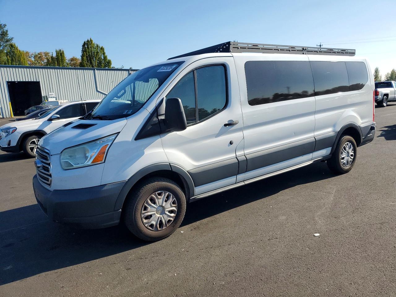 2015 Ford Transit T-350 White vin: 1FBZX2ZM7FKA94402