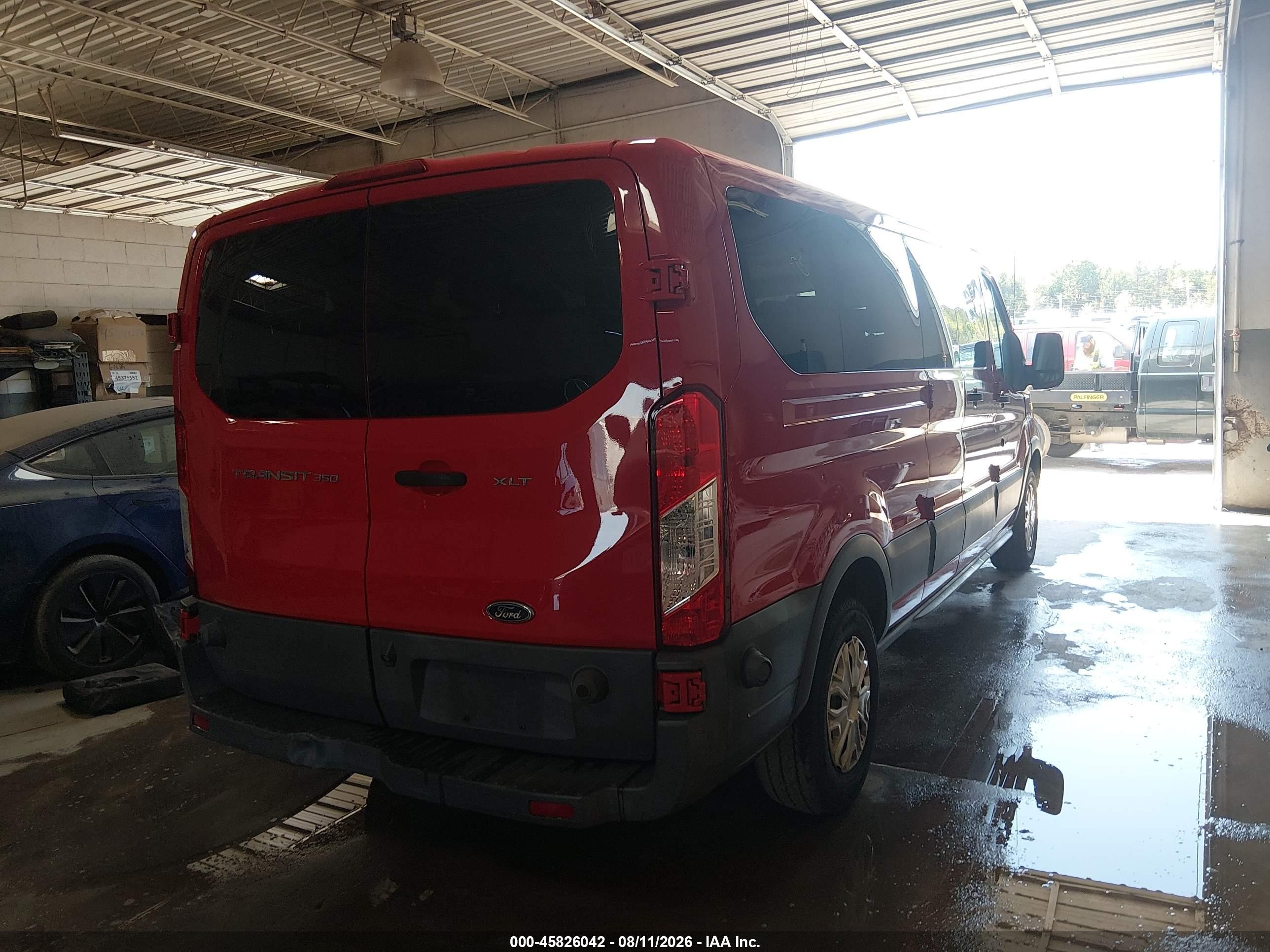 2015 Ford Transit-350 Xlt Red vin: 1FBZX2ZM7FKB01946