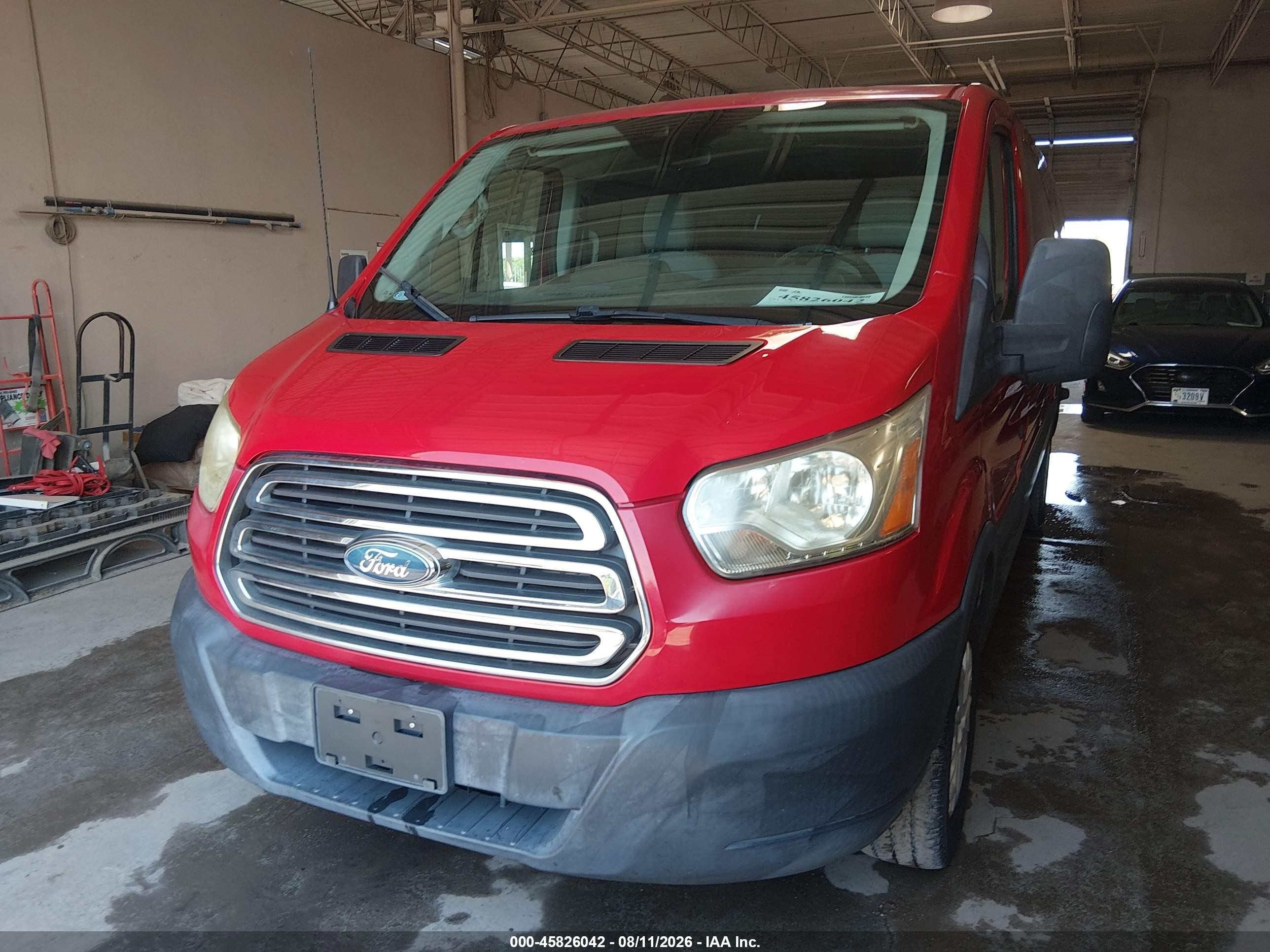 2015 Ford Transit-350 Xlt Red vin: 1FBZX2ZM7FKB01946