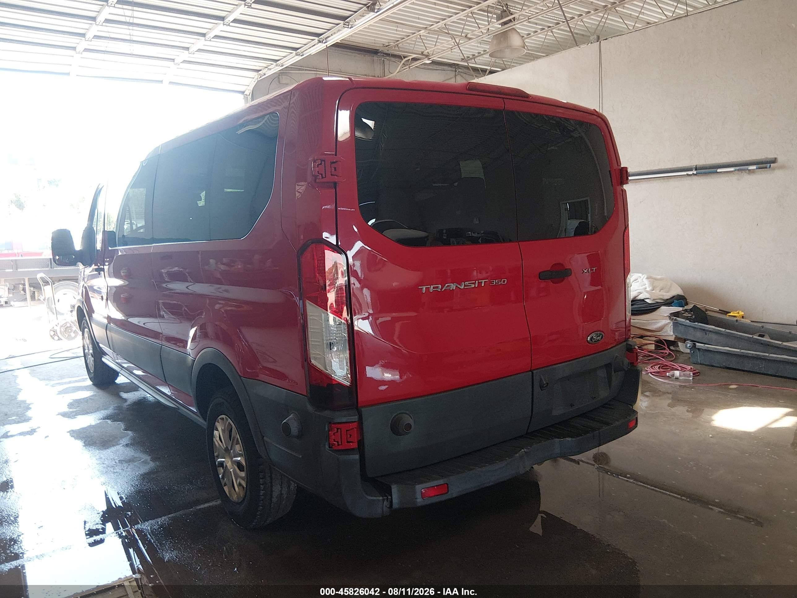 2015 Ford Transit-350 Xlt Red vin: 1FBZX2ZM7FKB01946