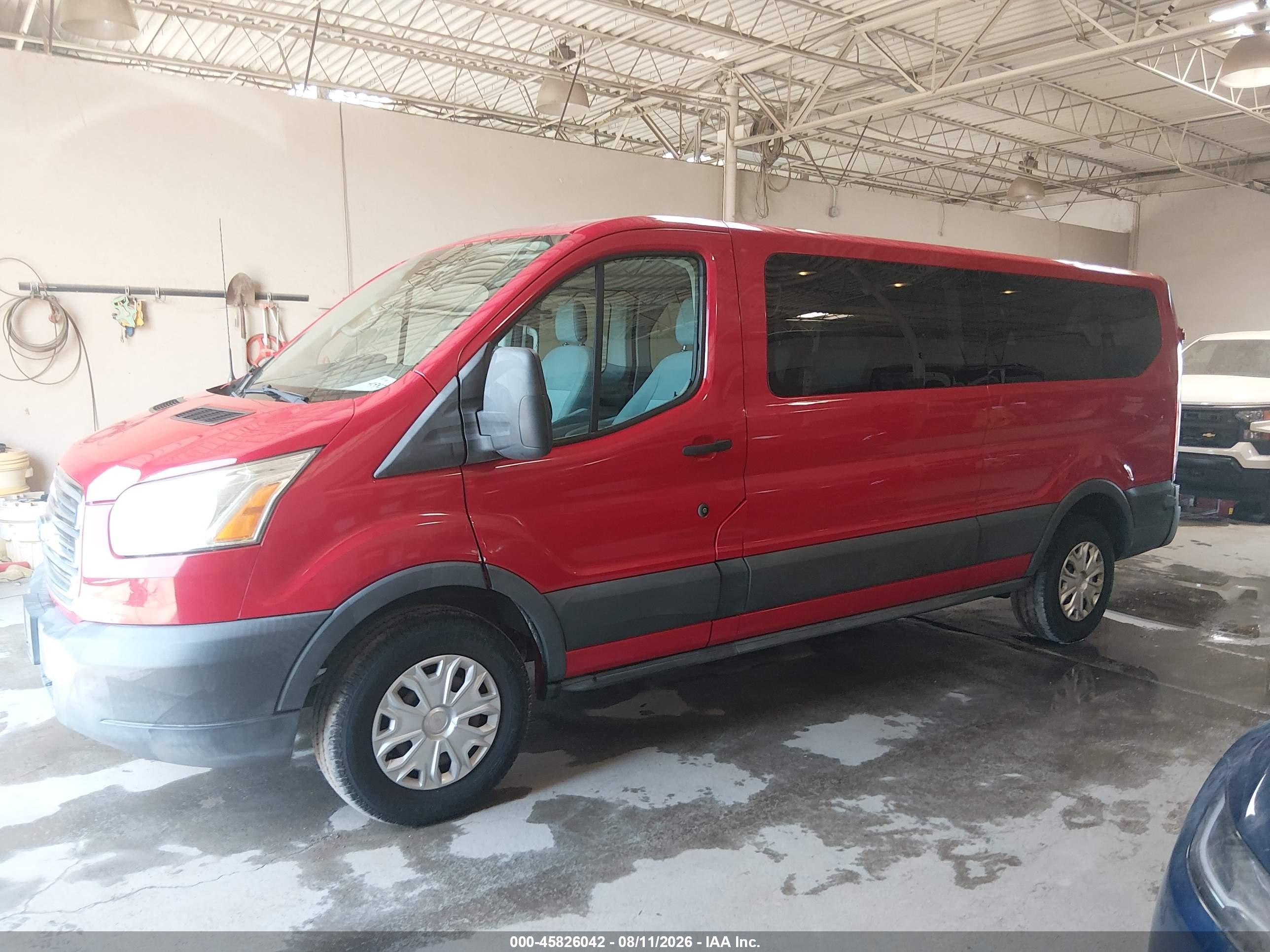 2015 Ford Transit-350 Xlt Red vin: 1FBZX2ZM7FKB01946