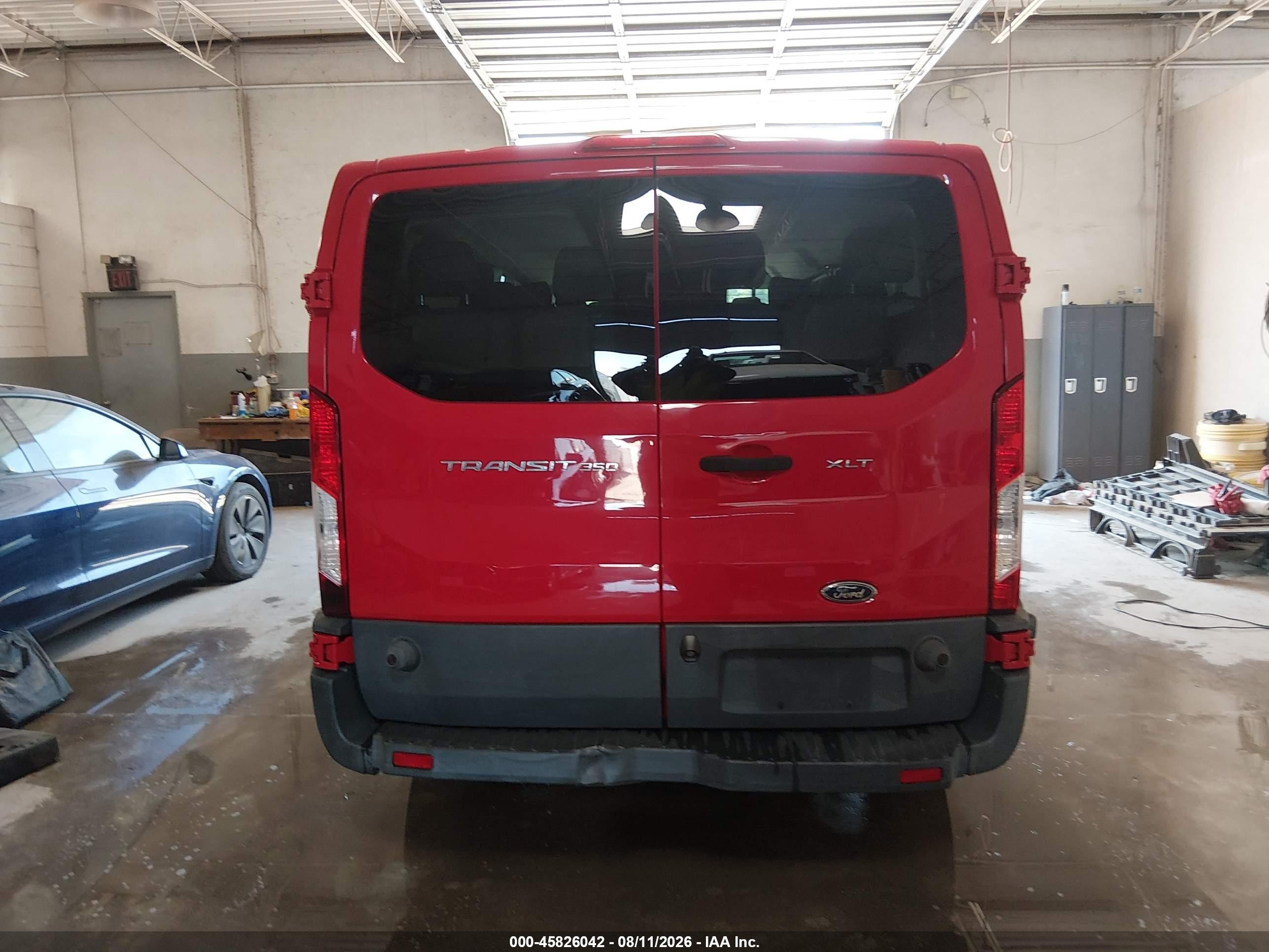 2015 Ford Transit-350 Xlt Red vin: 1FBZX2ZM7FKB01946