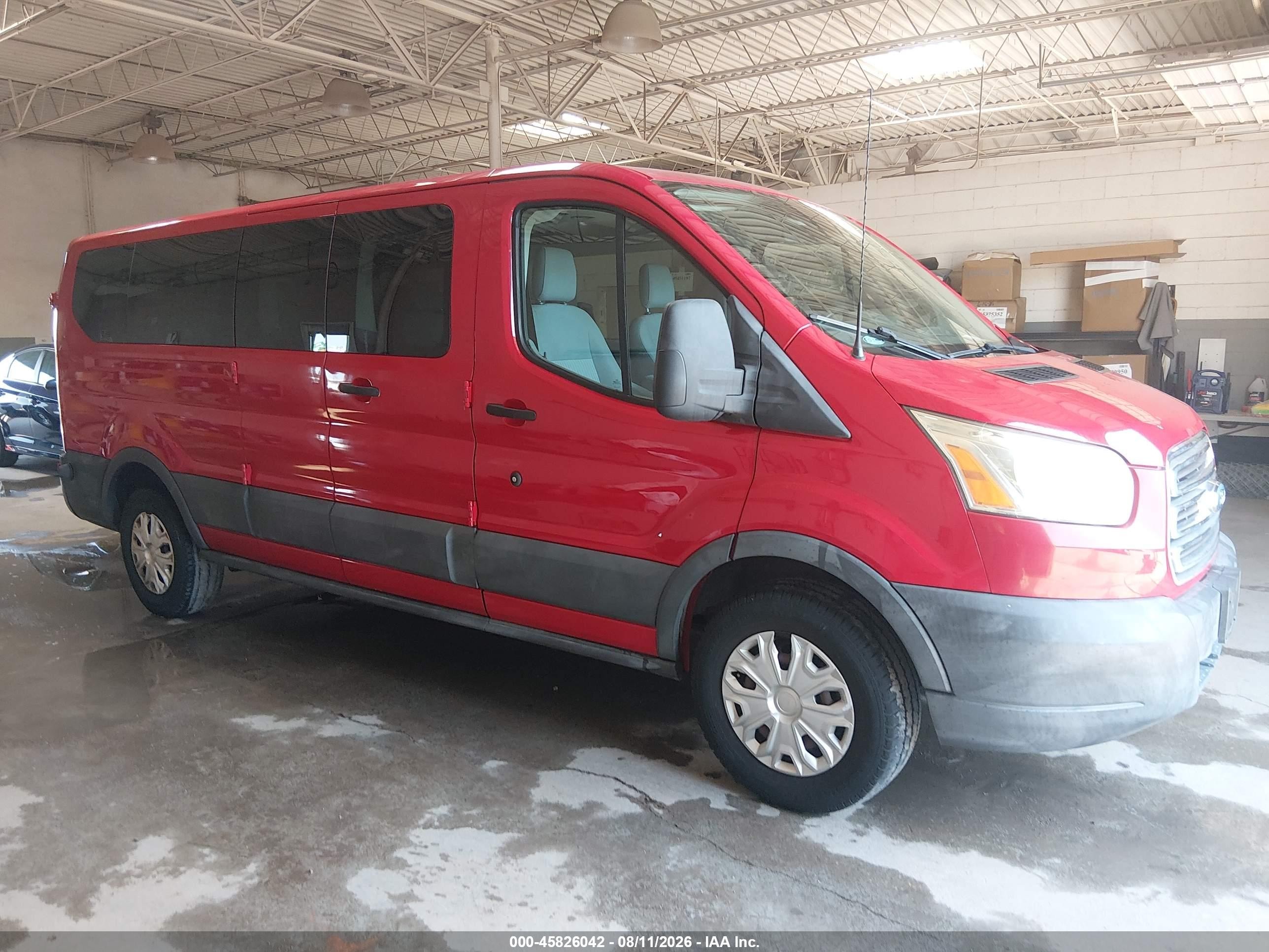 2015 Ford Transit-350 Xlt Red vin: 1FBZX2ZM7FKB01946