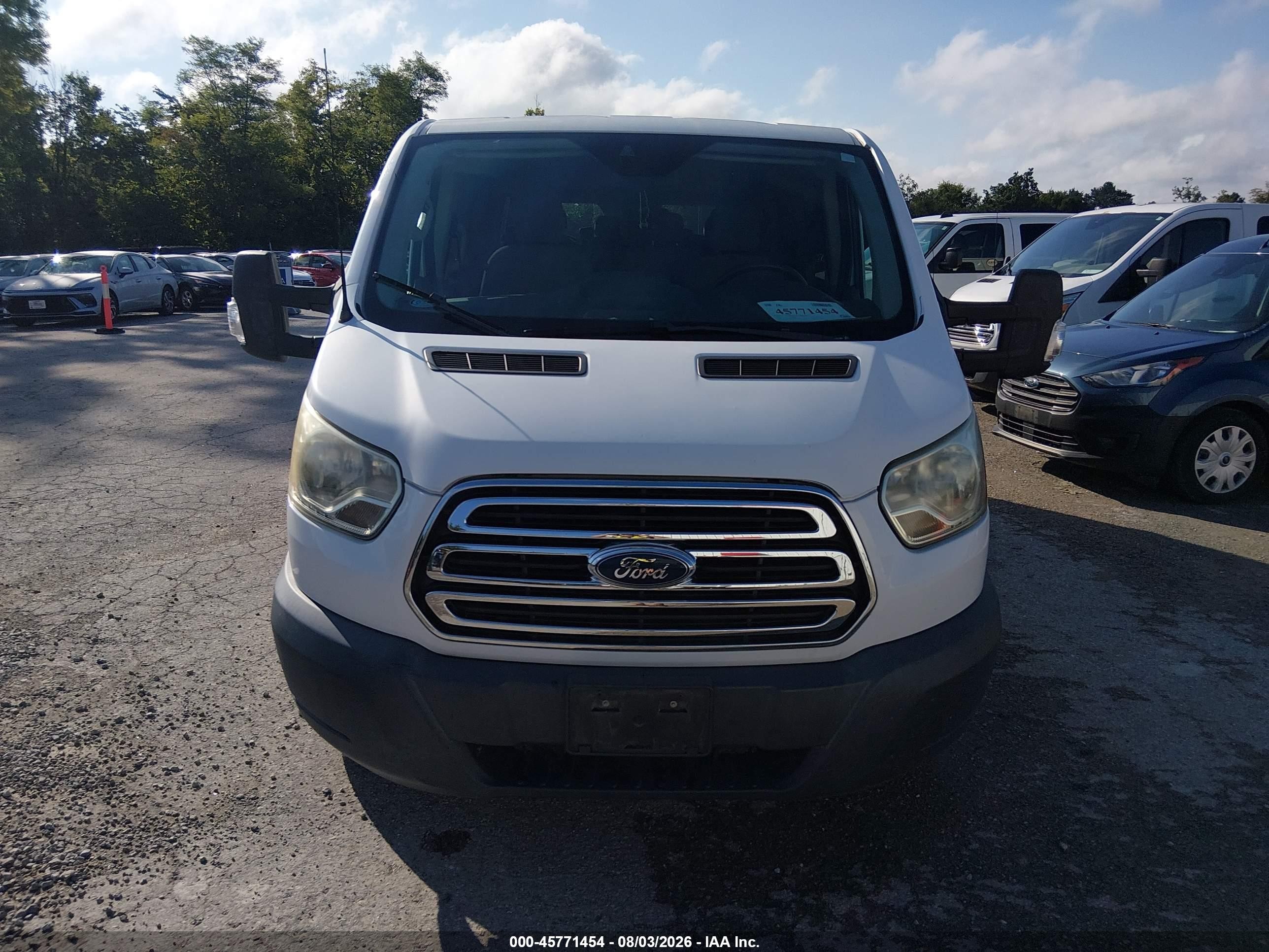 2015 Ford Transit-350 Xlt White vin: 1FBZX2ZM7FKB27964