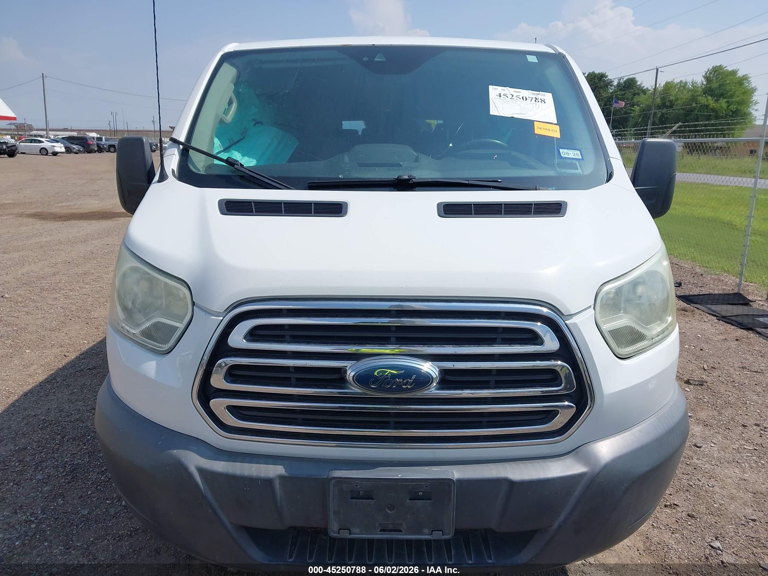 2015 Ford Transit-350 Xlt White vin: 1FBZX2ZM8FKA30787