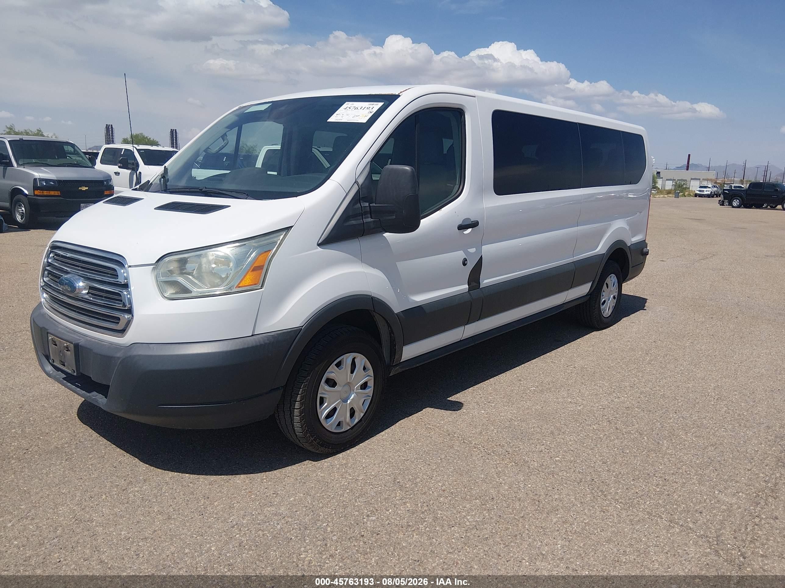 2015 Ford Transit-350 Xlt Белый vin: 1FBZX2ZM8FKB01650
