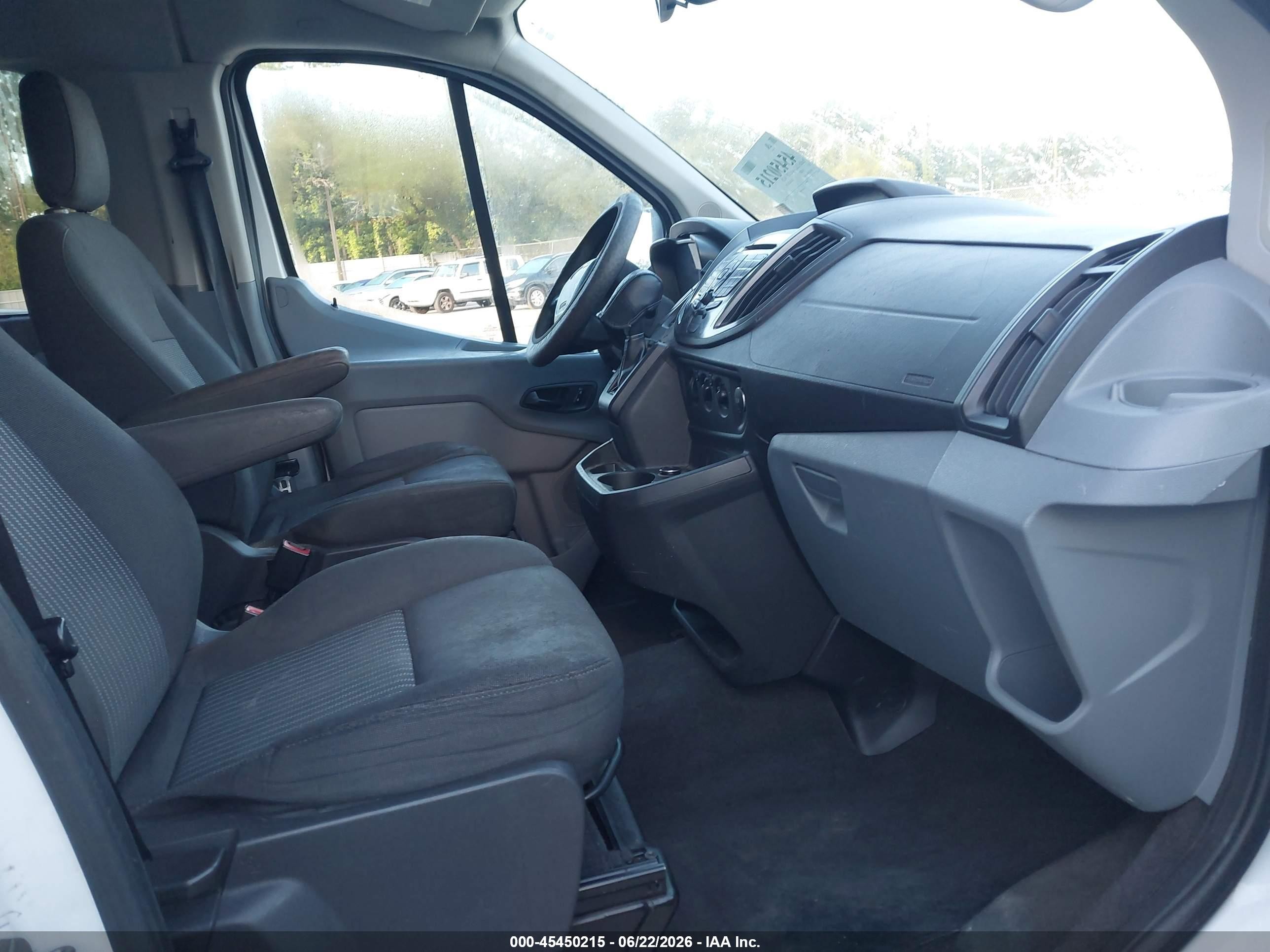 2015 Ford Transit-350 Xlt White vin: 1FBZX2ZM8FKB14477