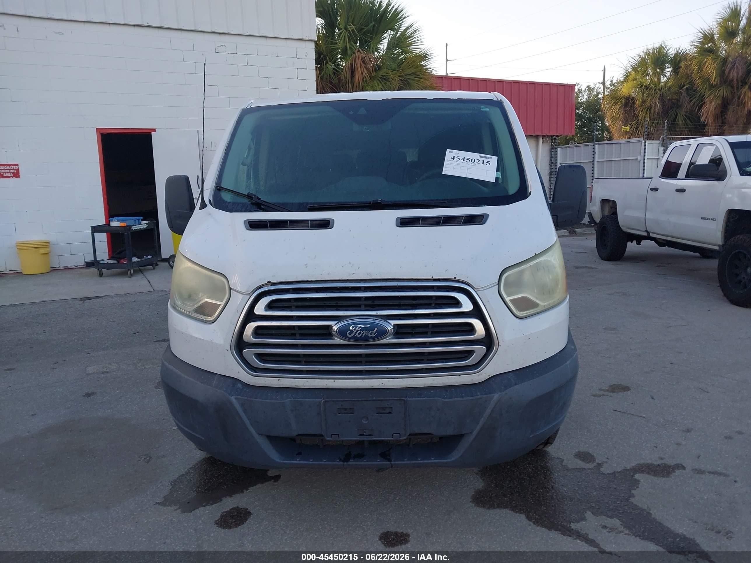2015 Ford Transit-350 Xlt White vin: 1FBZX2ZM8FKB14477