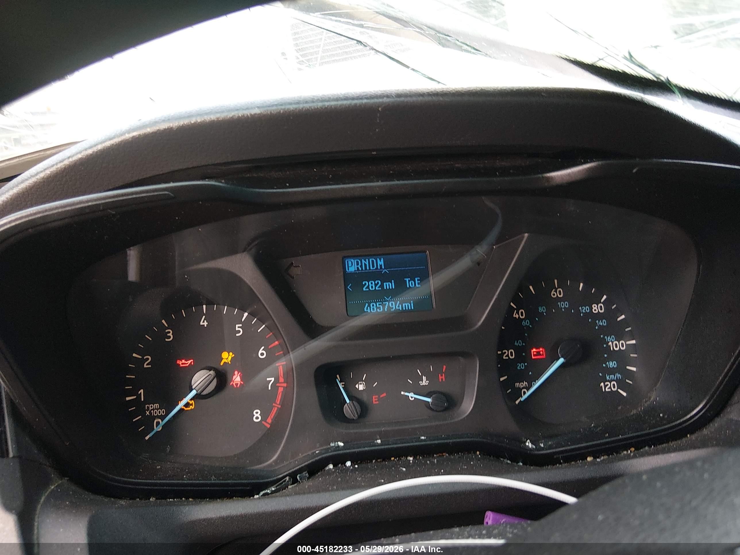 2015 Ford Transit-350 Xlt White vin: 1FBZX2ZM9FKA30832