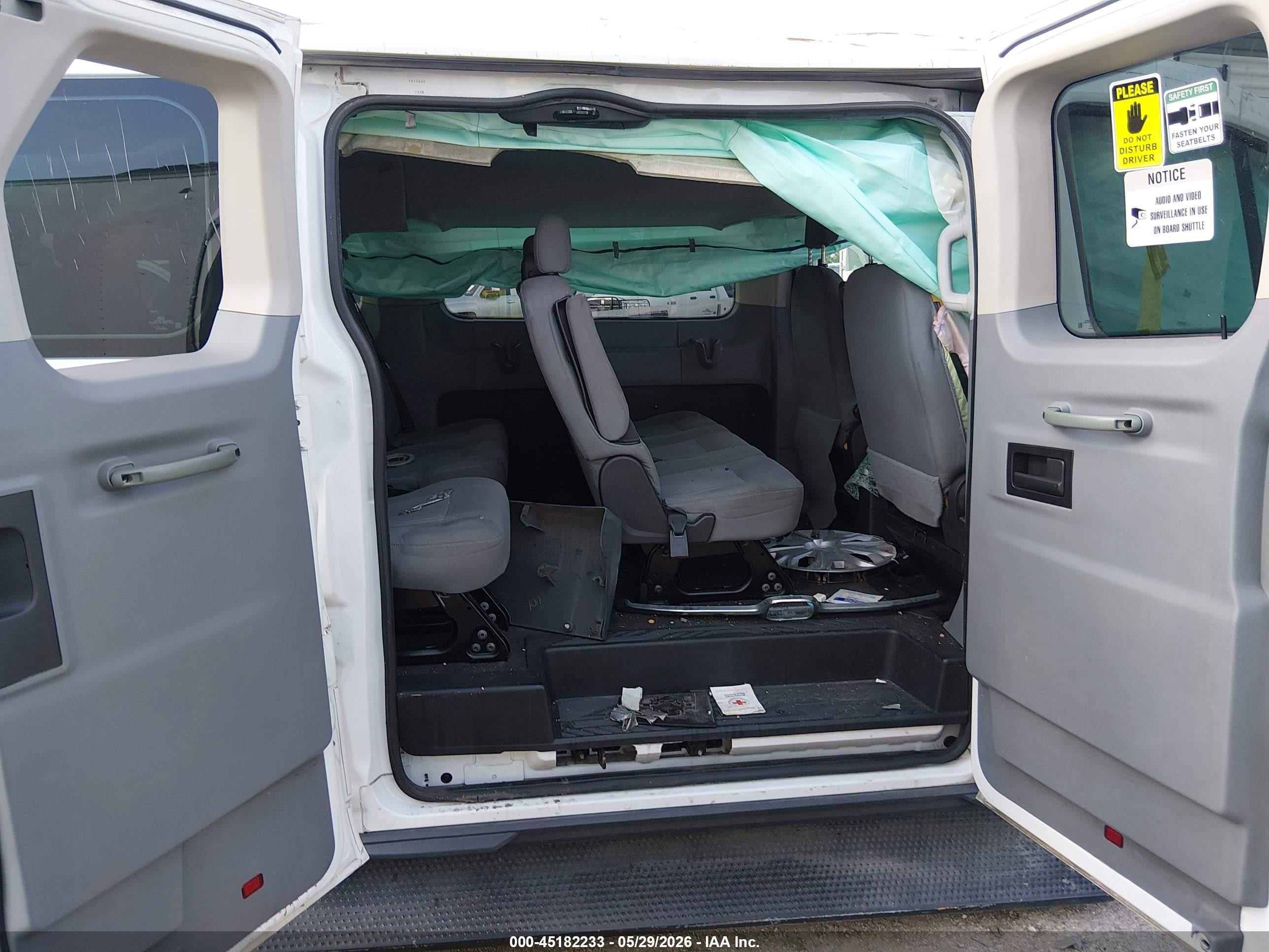2015 Ford Transit-350 Xlt White vin: 1FBZX2ZM9FKA30832