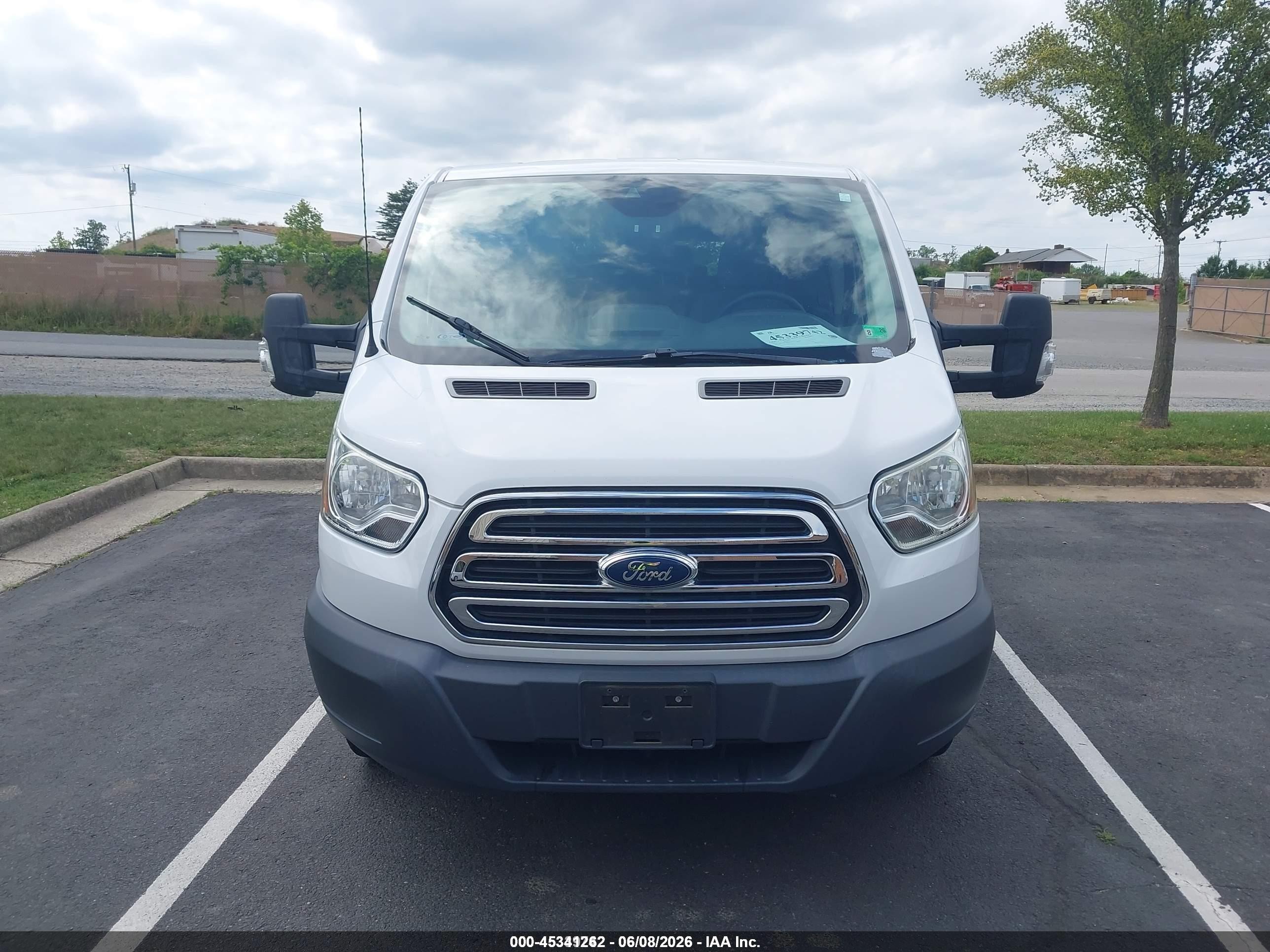 2015 Ford Transit-350 Xlt White vin: 1FBZX2ZM9FKB10132