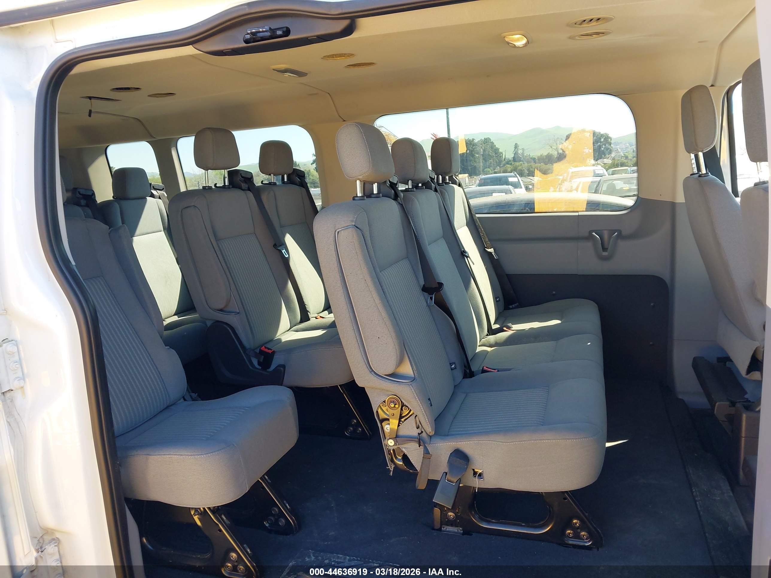 2015 Ford Transit-350 Xlt White vin: 1FBZX2ZM9FKB27884