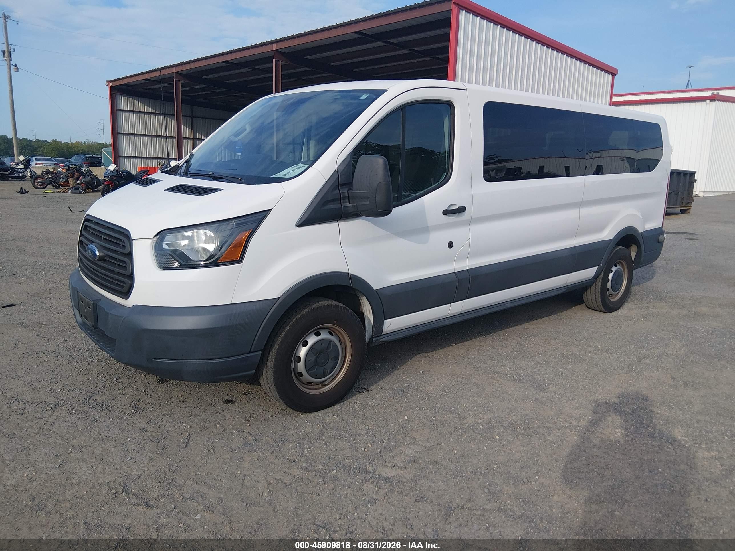 2017 Ford Transit-350 Xl White vin: 1FBZX2ZM9HKB02518