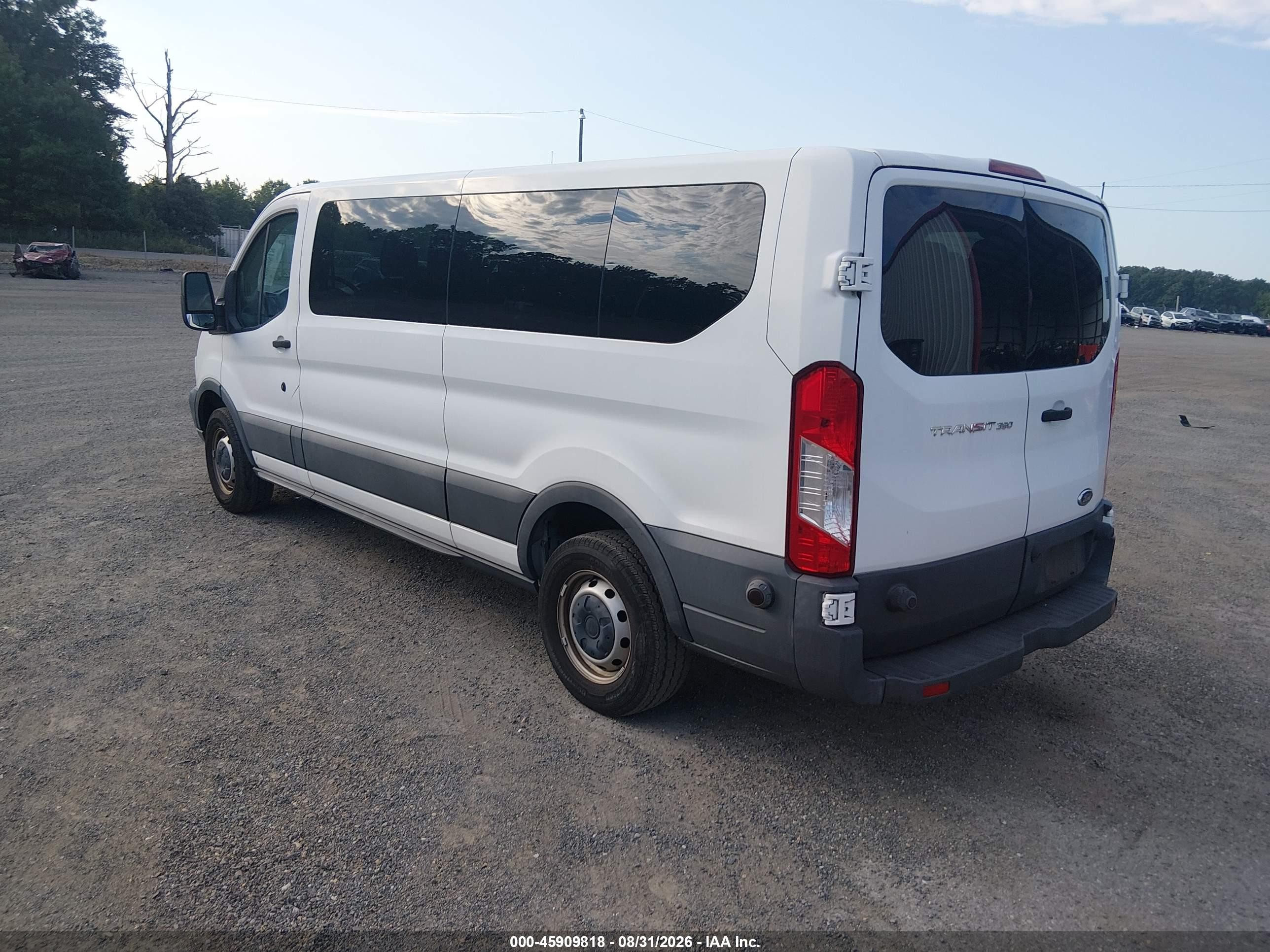 2017 Ford Transit-350 Xl White vin: 1FBZX2ZM9HKB02518