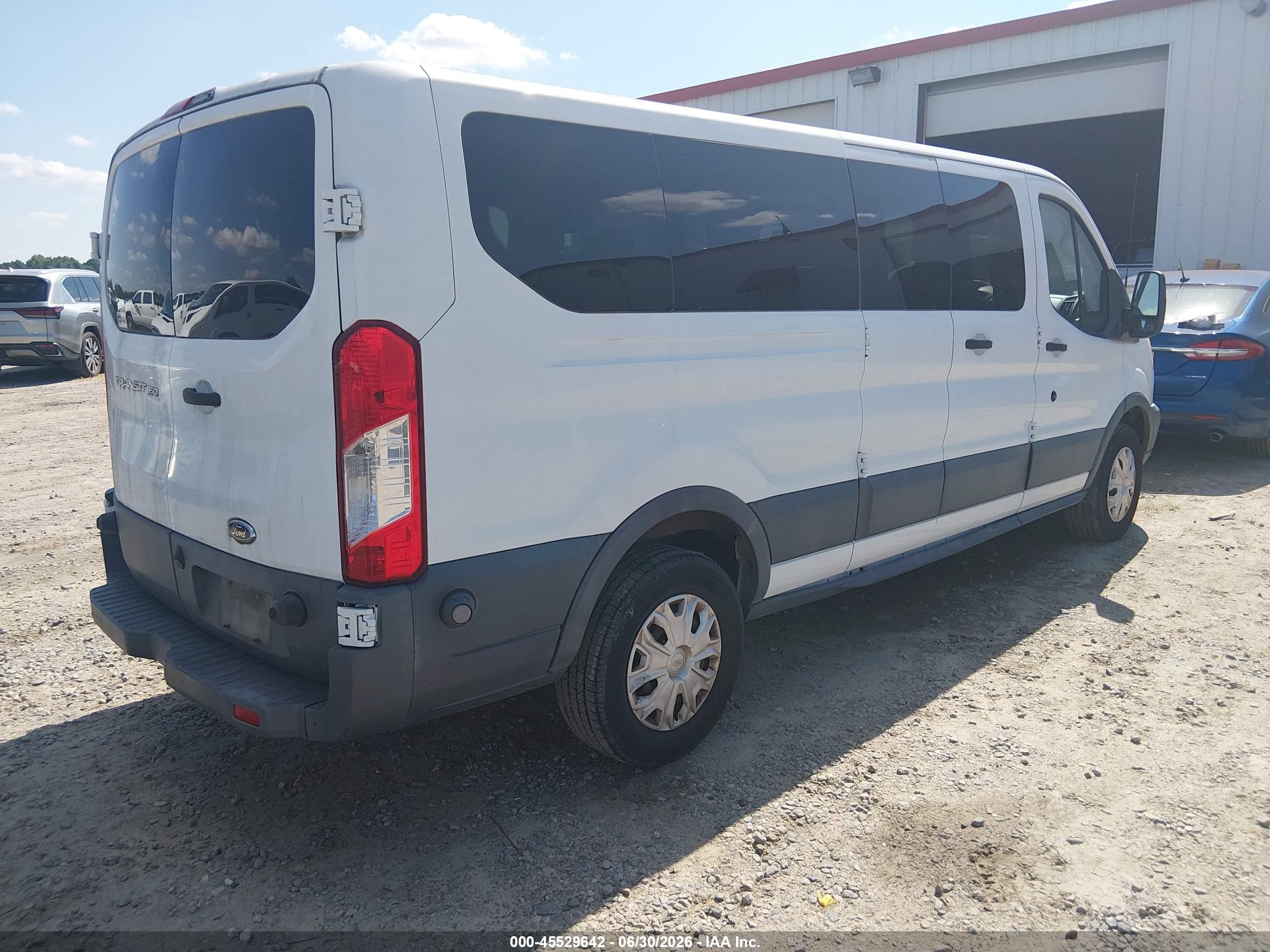 2015 Ford Transit-350 Xl/xlt White vin: 1FBZX2ZMXFKB01715