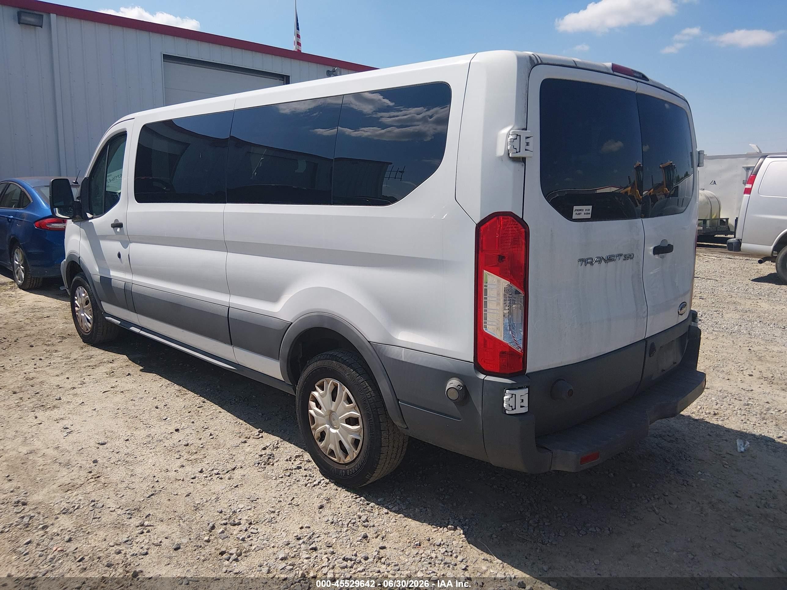 2015 Ford Transit-350 Xl/xlt White vin: 1FBZX2ZMXFKB01715