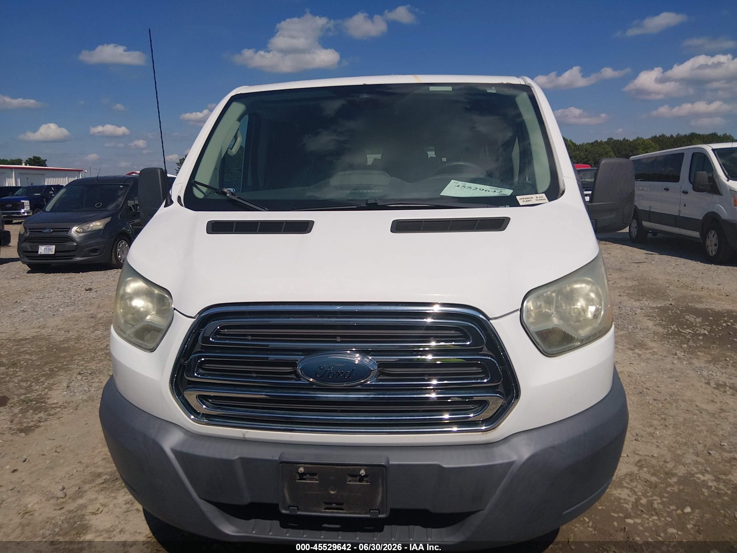 2015 Ford Transit-350 Xl/xlt White vin: 1FBZX2ZMXFKB01715