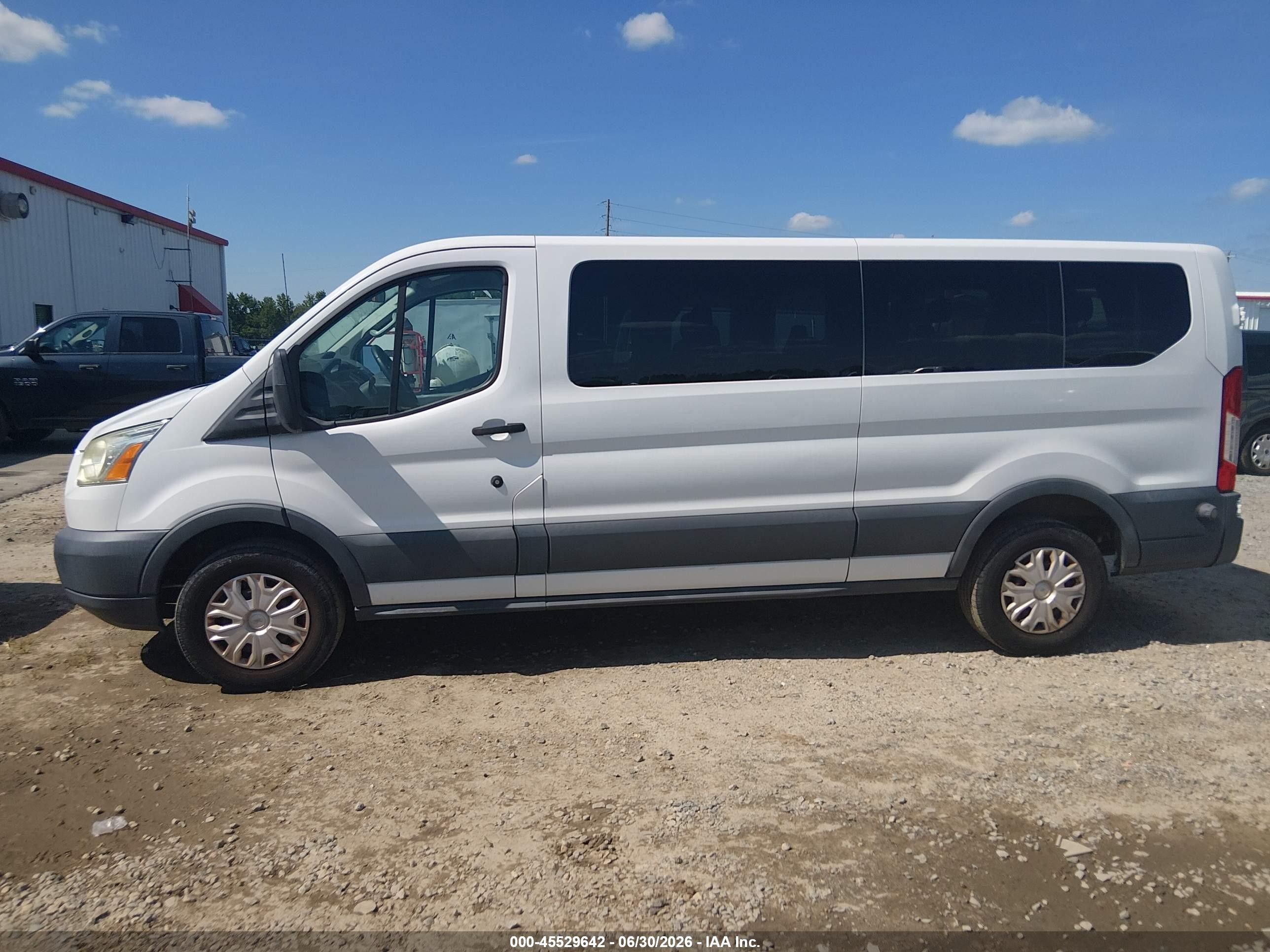 2015 Ford Transit-350 Xl/xlt White vin: 1FBZX2ZMXFKB01715