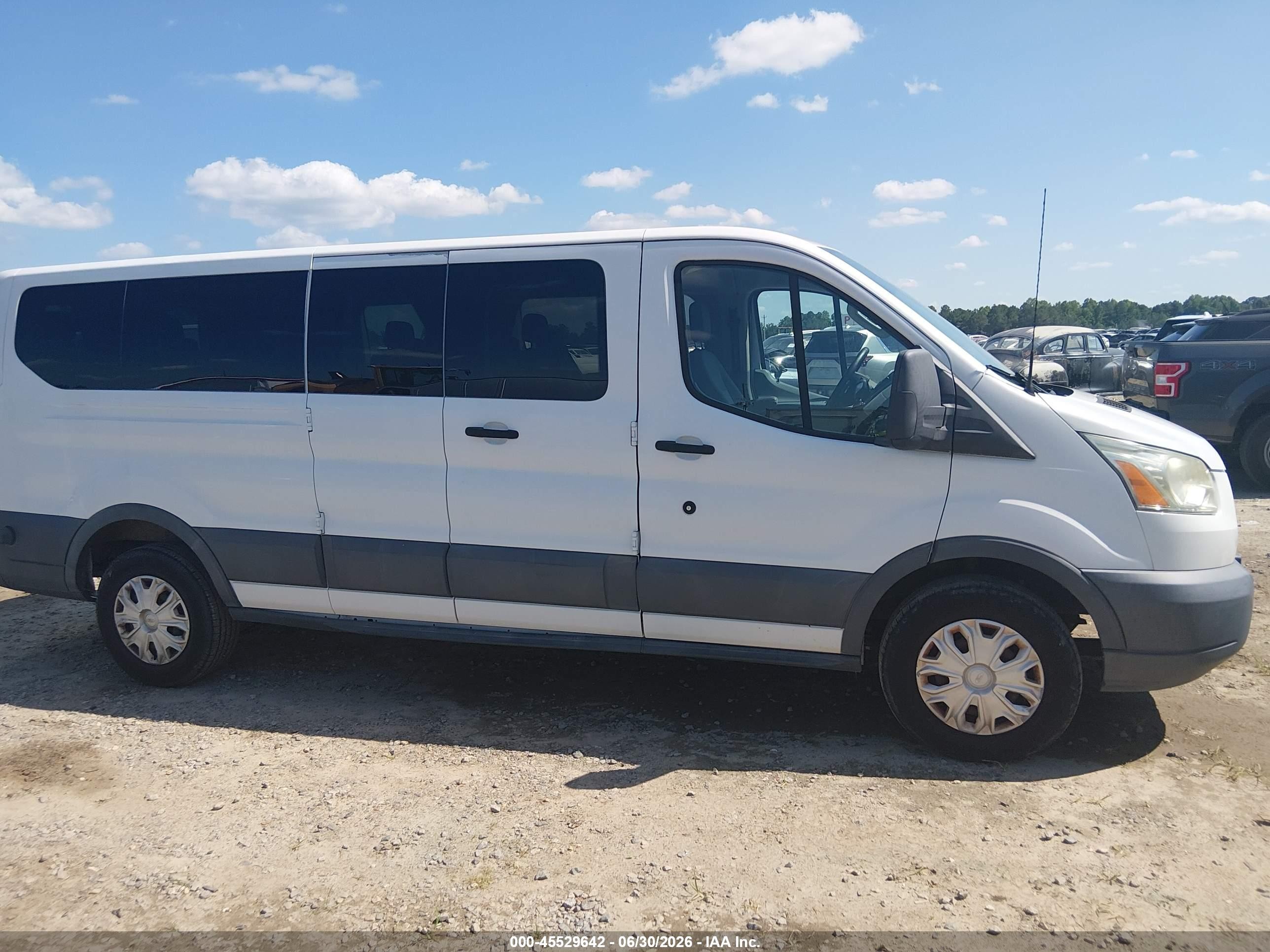 2015 Ford Transit-350 Xl/xlt White vin: 1FBZX2ZMXFKB01715