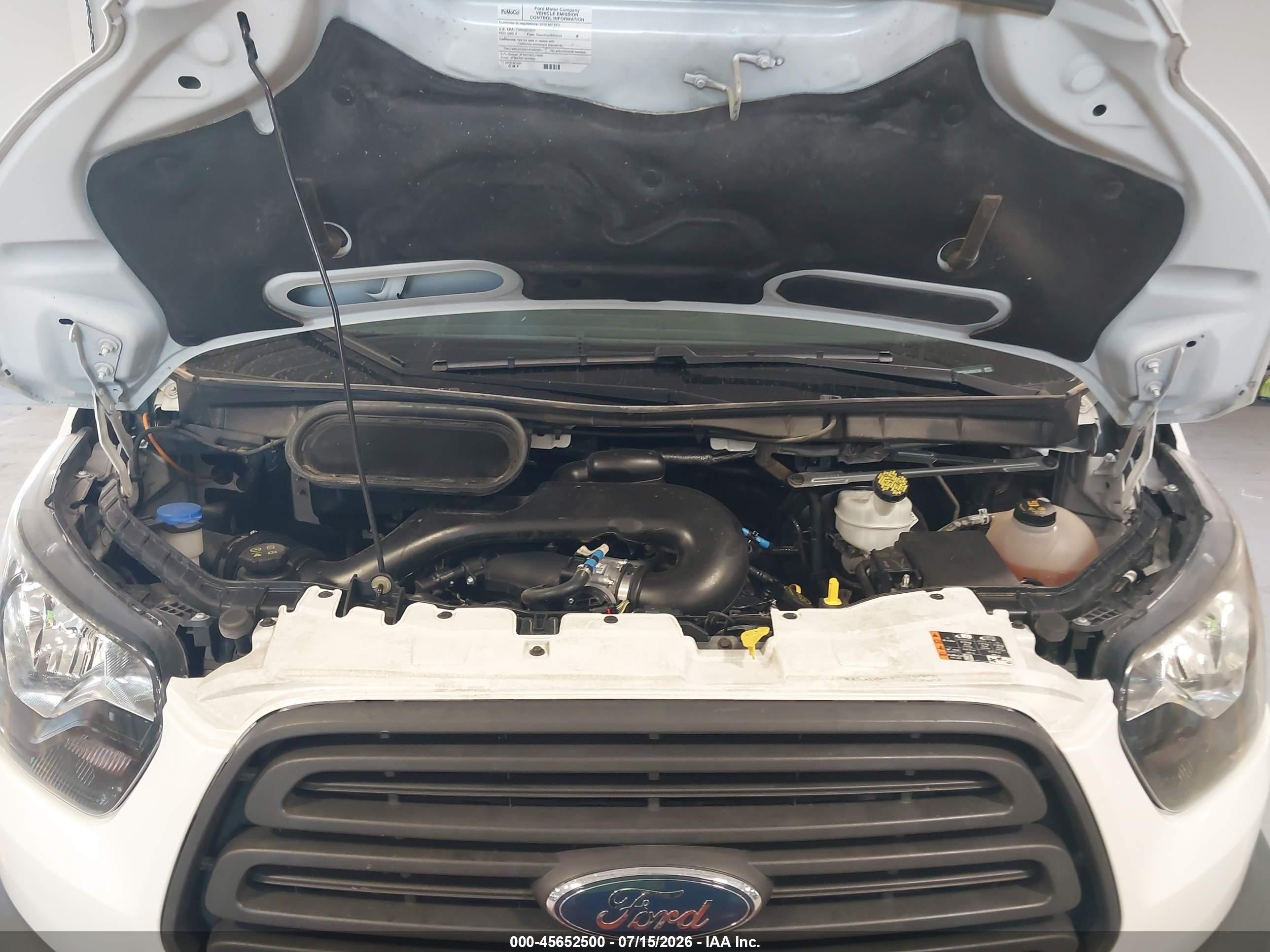 2018 Ford Transit-350 Xl White vin: 1FBZX2ZMXJKB42709