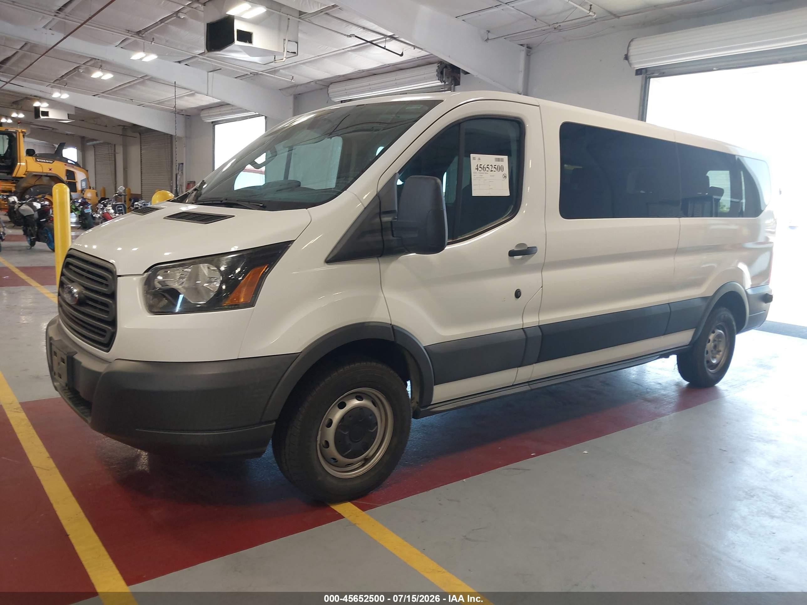 2018 Ford Transit-350 Xl White vin: 1FBZX2ZMXJKB42709