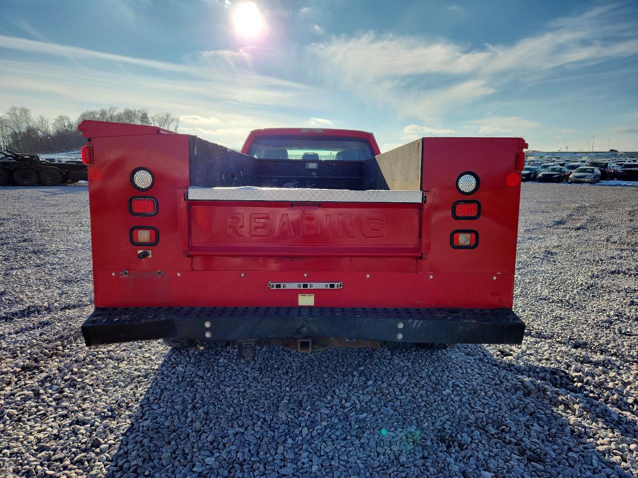 2014 Ford F550 Super Duty Utility / Service Truck Red vin: 1FD0W5HT2EEA61902