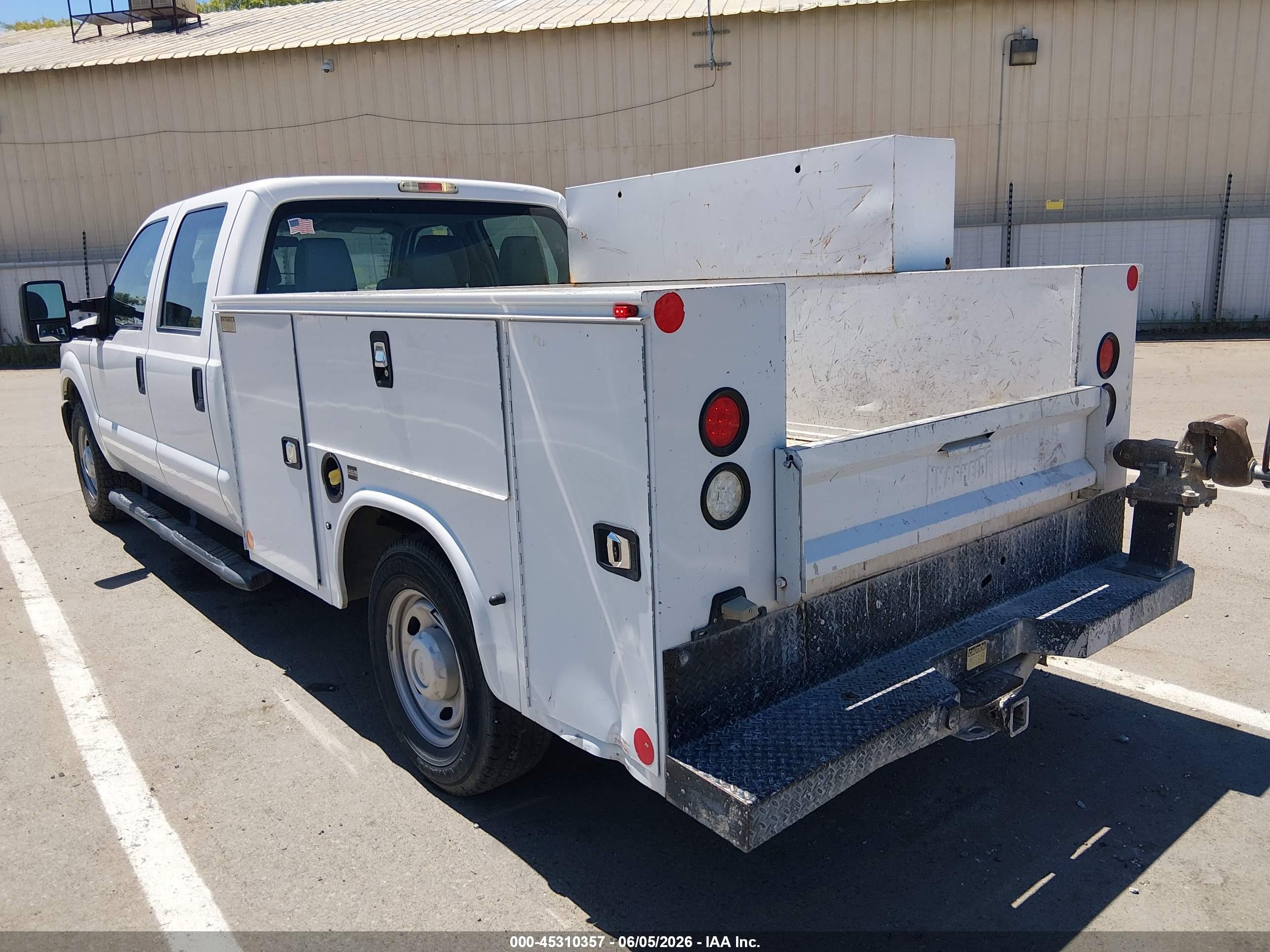 2015 Ford F-250 Xl White vin: 1FD7W2A61FED30829