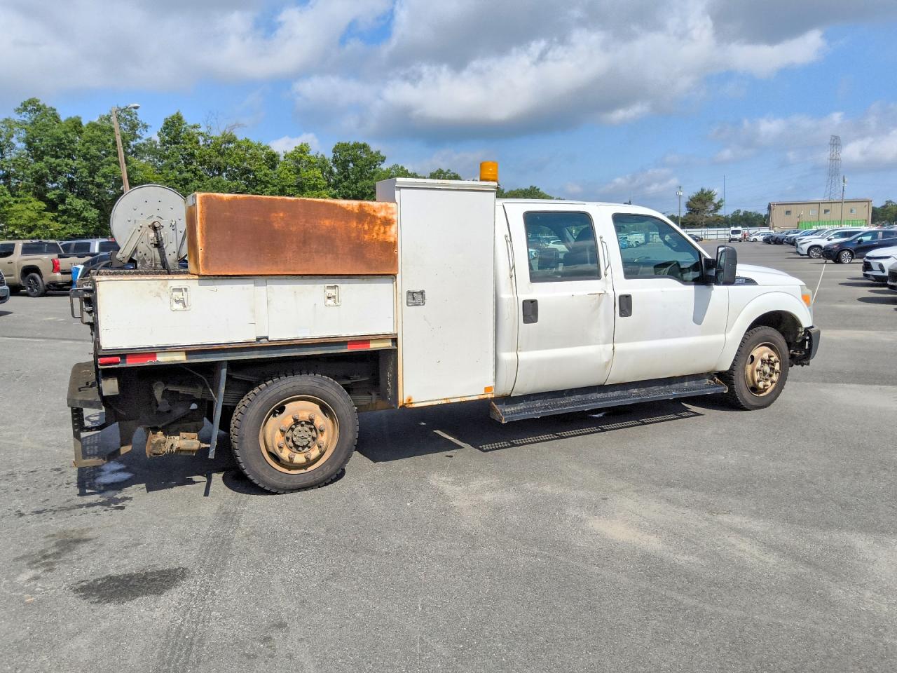 2013 Ford F350 Super Duty Белый vin: 1FD7W3A61DEB79400