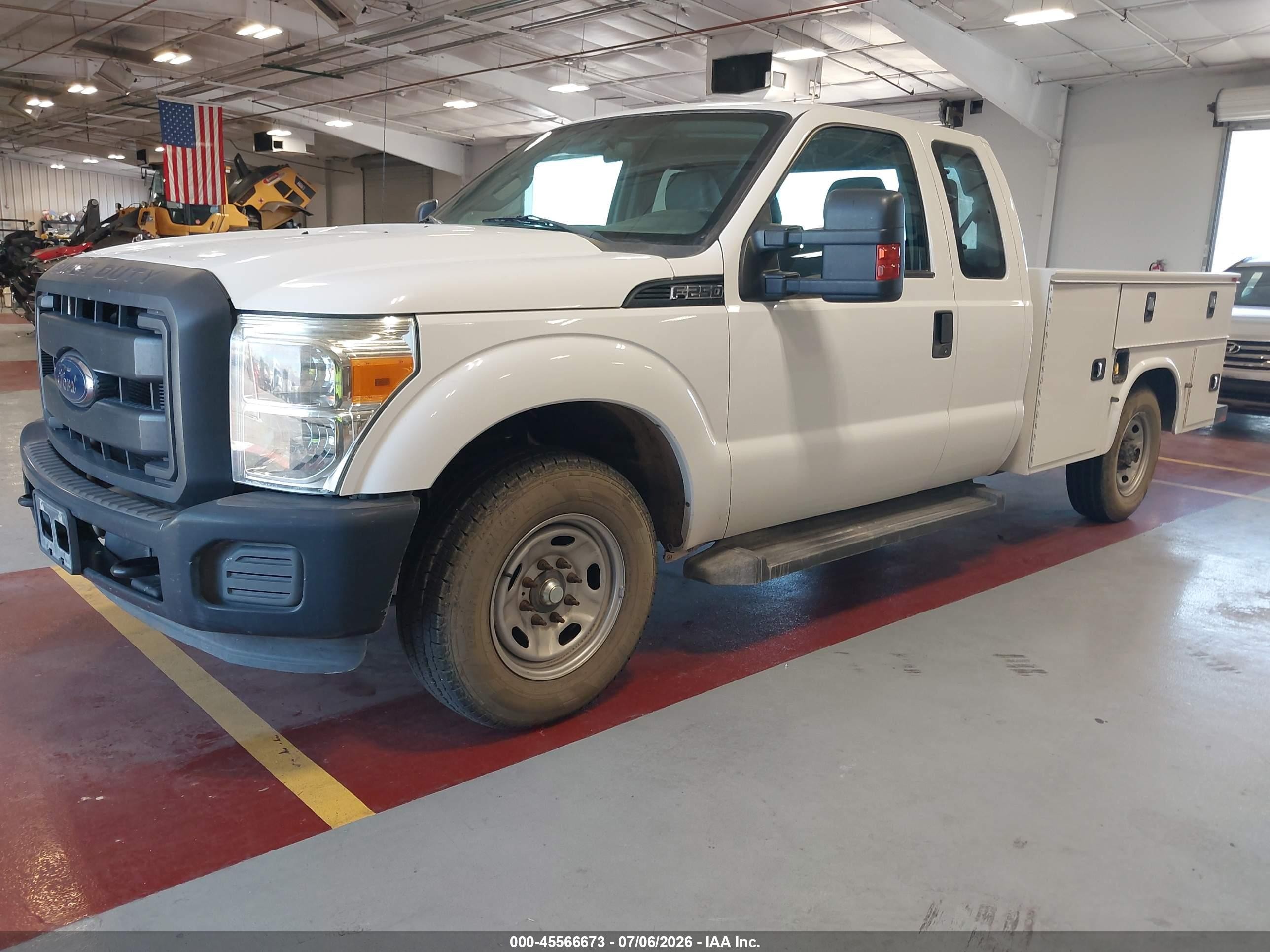 2016 Ford F-250 Xl/xlt White vin: 1FD7X2A63GED31284