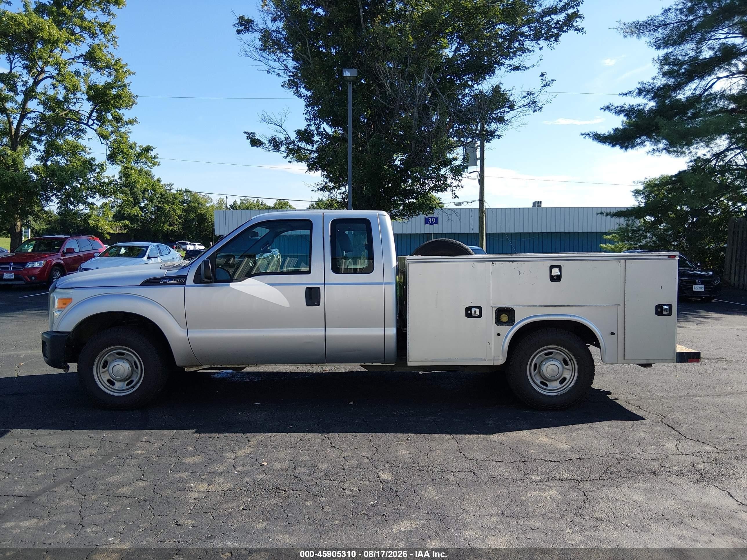 2015 Ford F-250 Xl Silver vin: 1FD7X2A64FEA84100