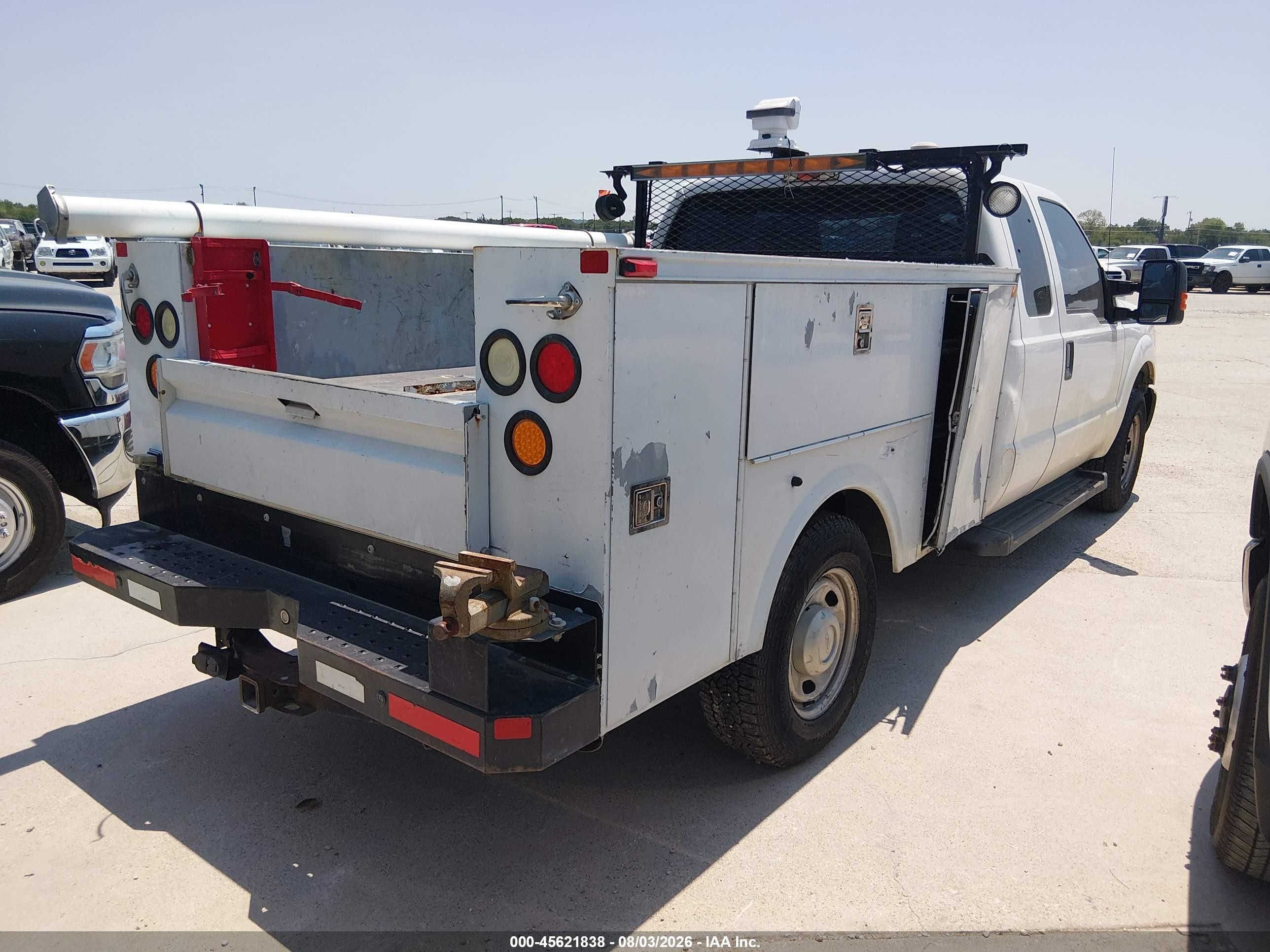 2015 Ford F-250 Xl White vin: 1FD7X2A66FEC72875