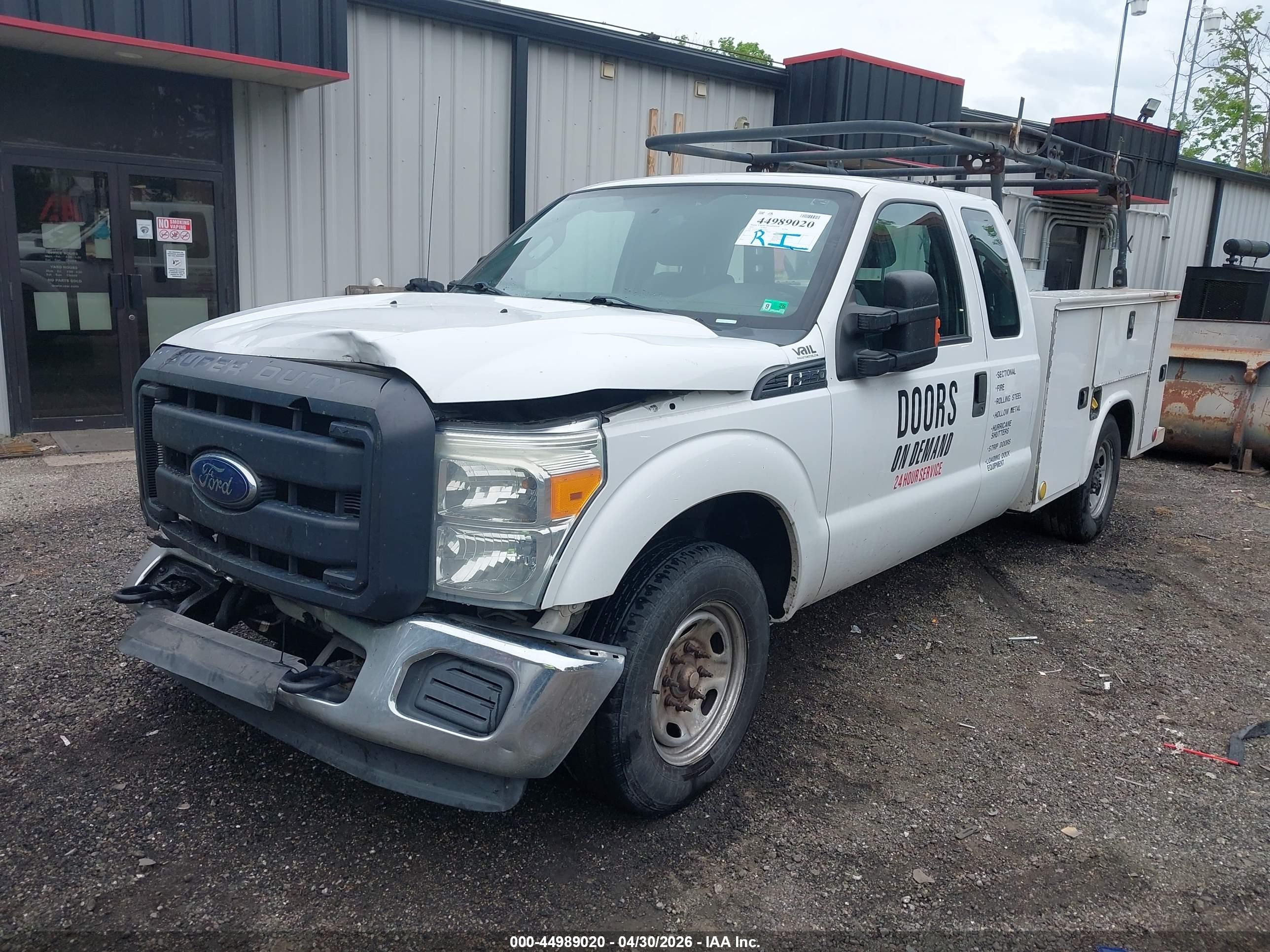 2016 Ford F-250 Xl Белый vin: 1FD7X2A66GEB25506