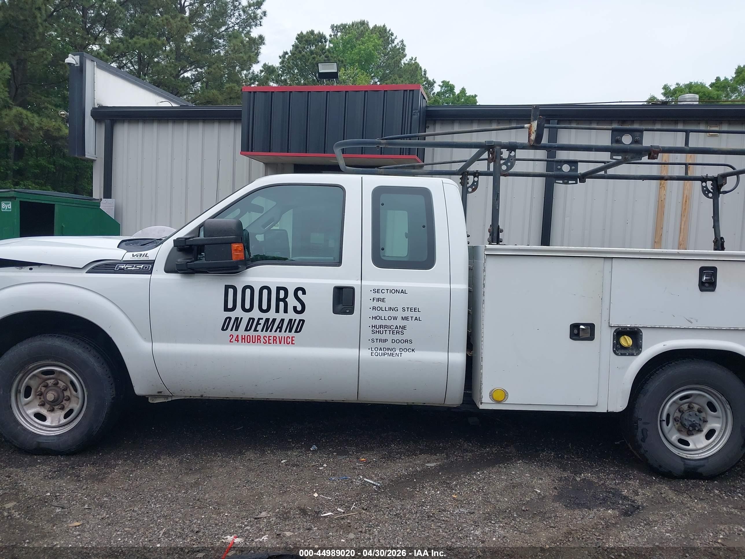 2016 Ford F-250 Xl Белый vin: 1FD7X2A66GEB25506