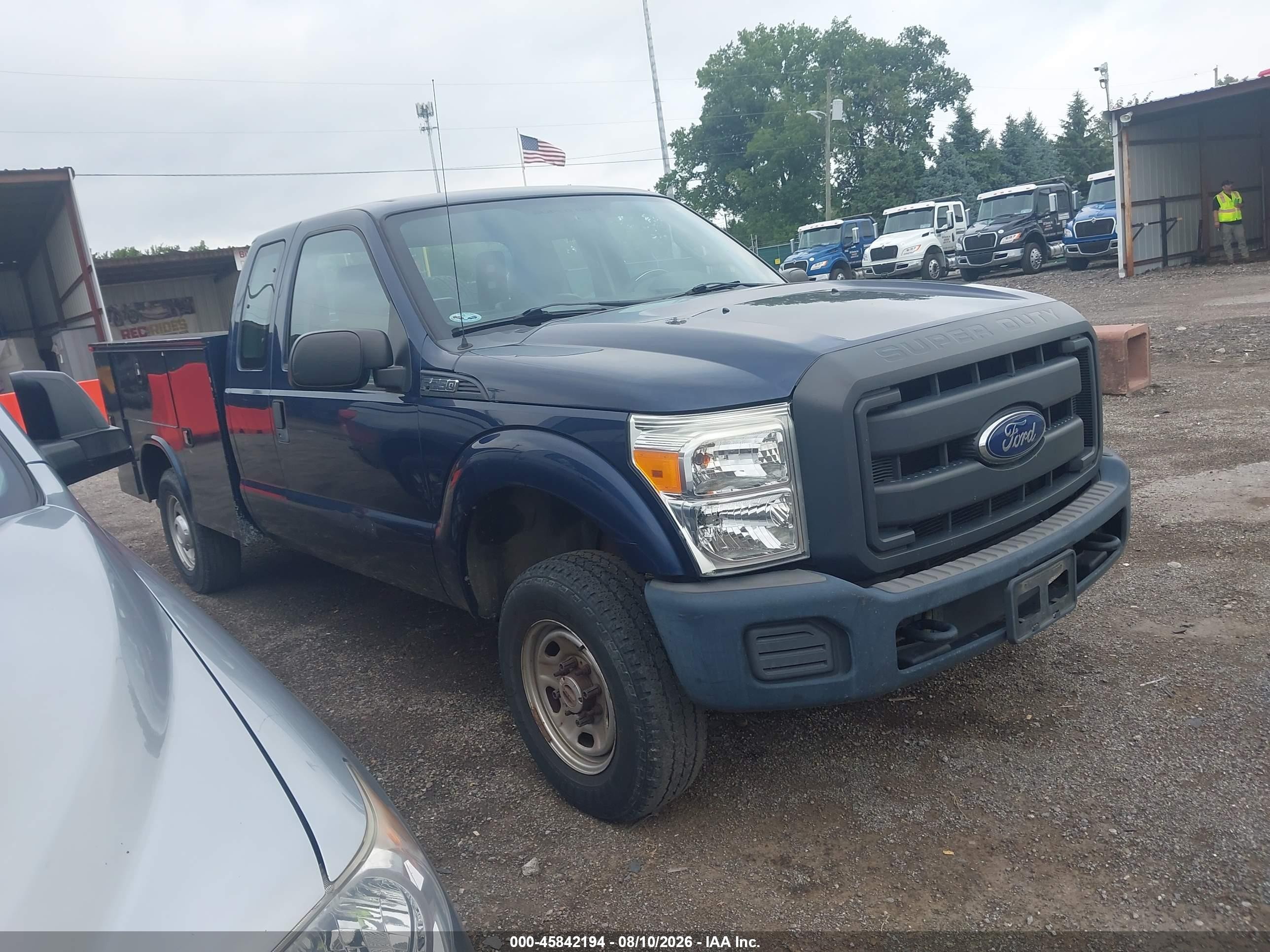 2015 Ford F-250 Xl Синий vin: 1FD7X2B63FEB26058