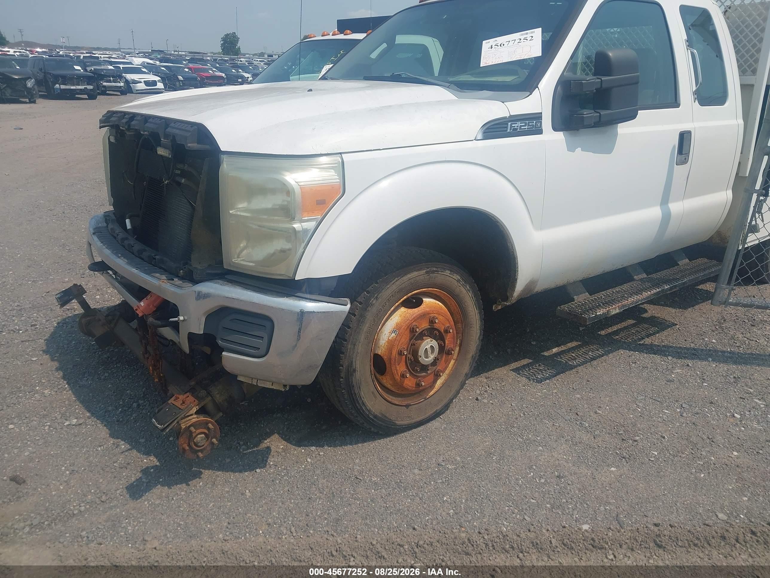 2011 Ford F-250 Xl White vin: 1FD7X2B65BEA70733