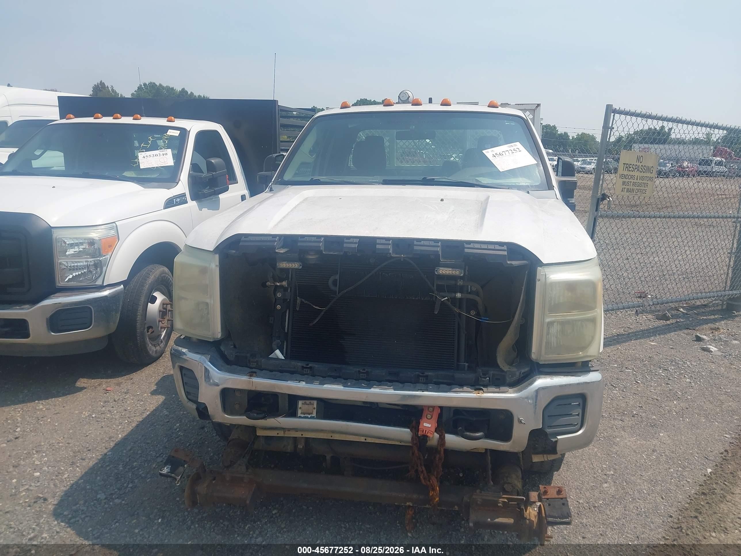 2011 Ford F-250 Xl White vin: 1FD7X2B65BEA70733