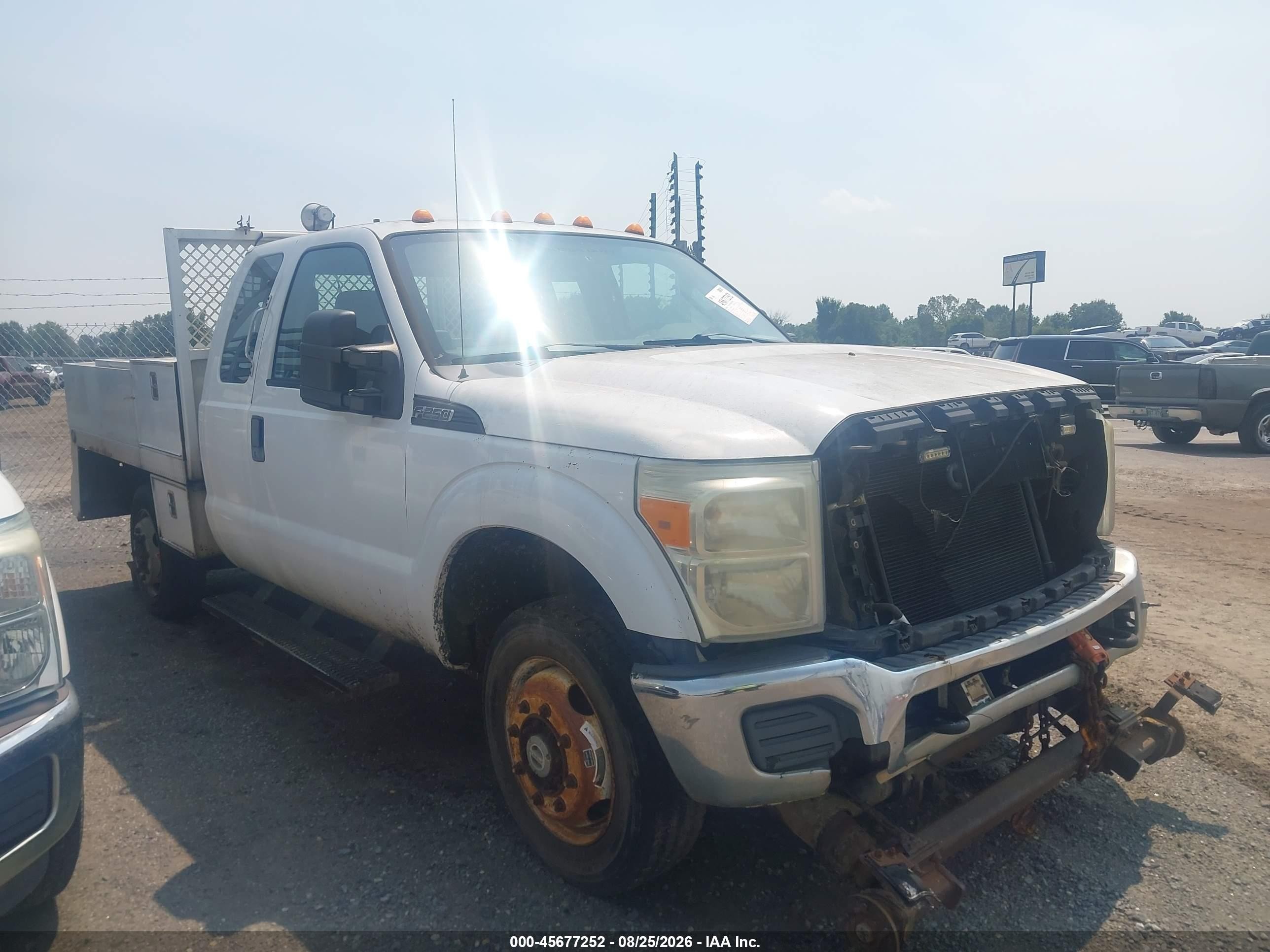 2011 Ford F-250 Xl White vin: 1FD7X2B65BEA70733