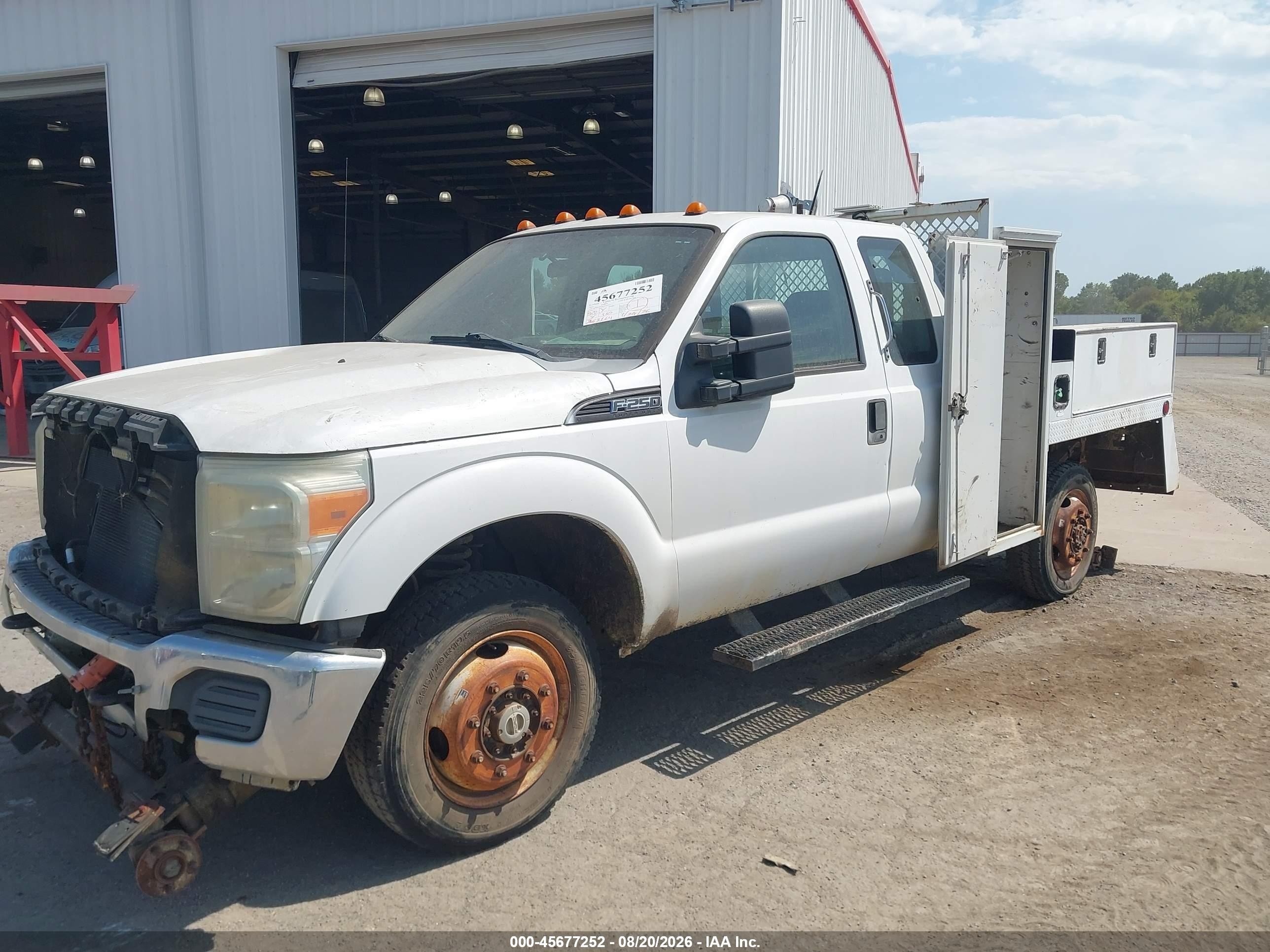 2011 Ford F-250 Xl White vin: 1FD7X2B65BEA70733