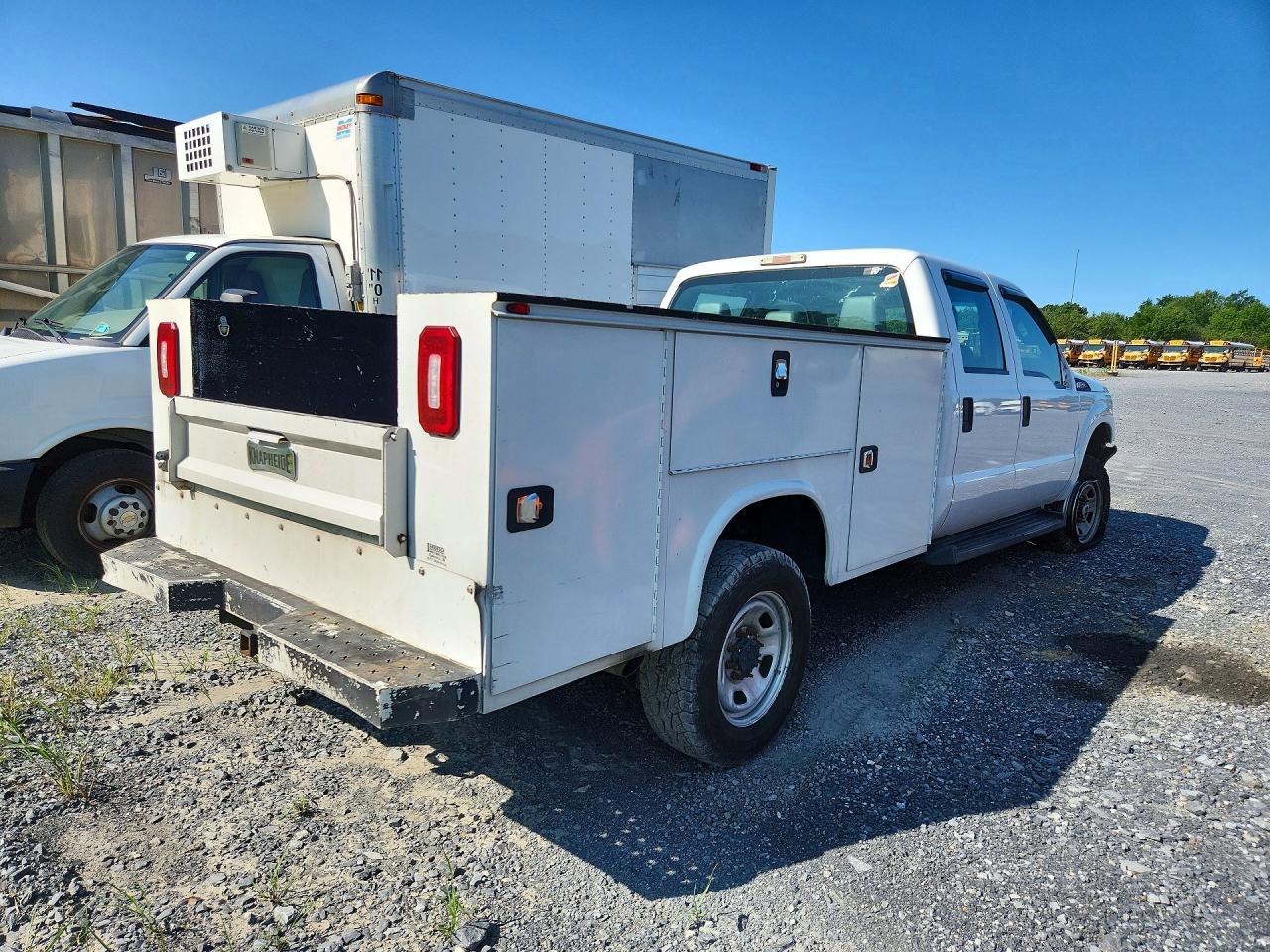 2013 Ford F350 Super Duty White vin: 1FD8W3F62DEA55455