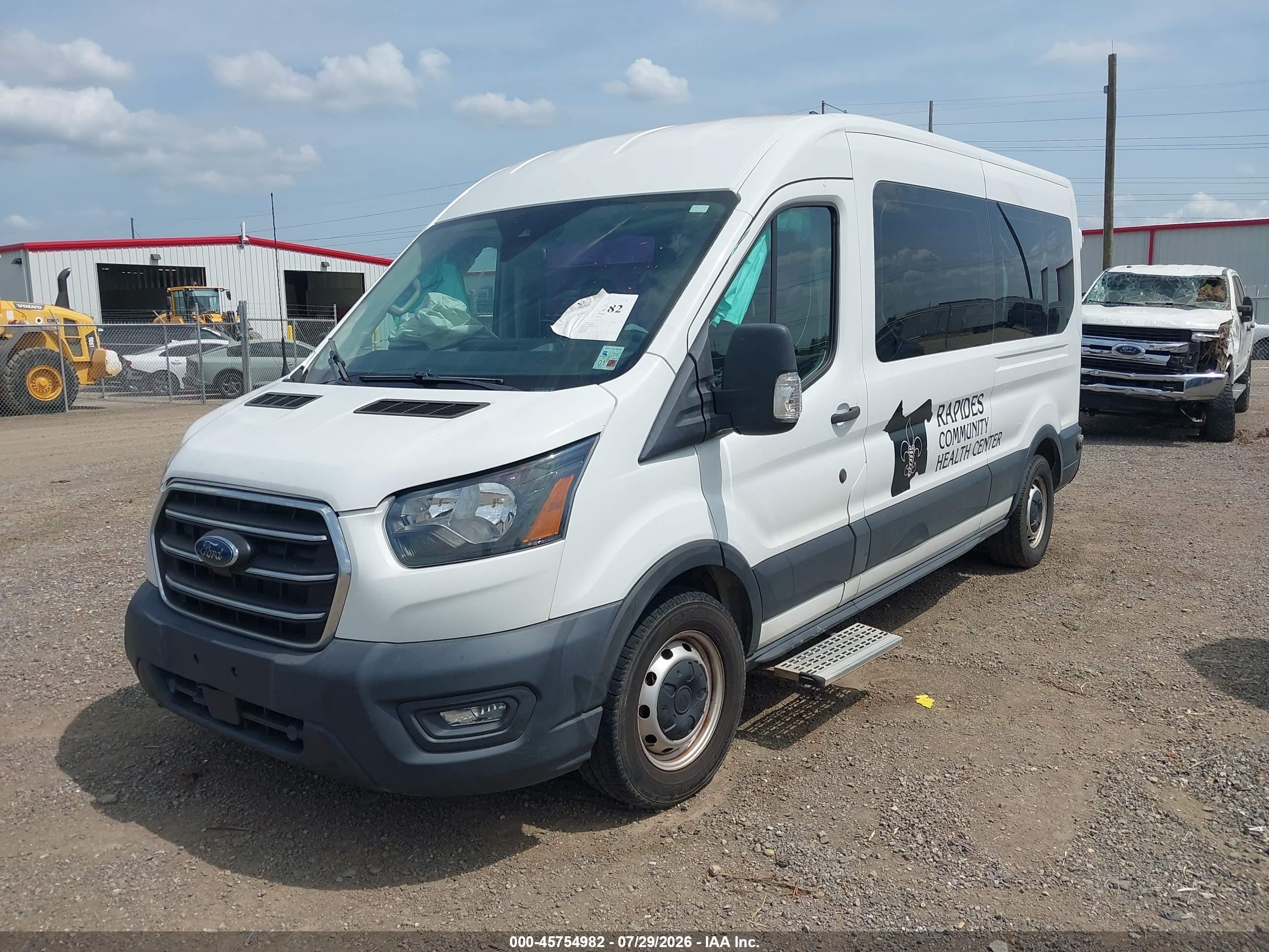2020 Ford Transit-350 Passenger Van Xl White vin: 1FDAX2C8XLKA16935